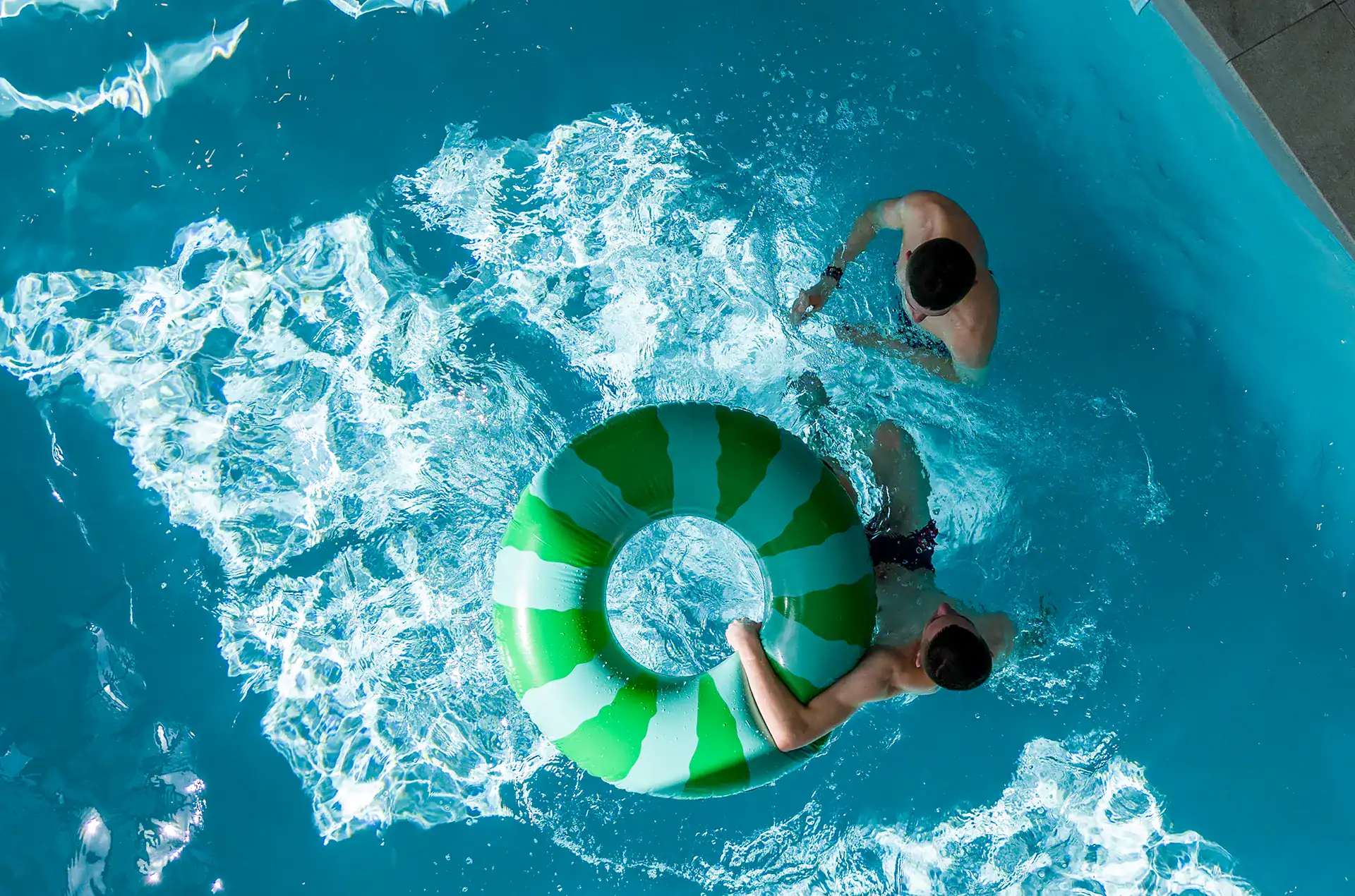 Heated indoor swimming-pool at the  Goélia Le Sylène holiday residence in Cap d'Agde