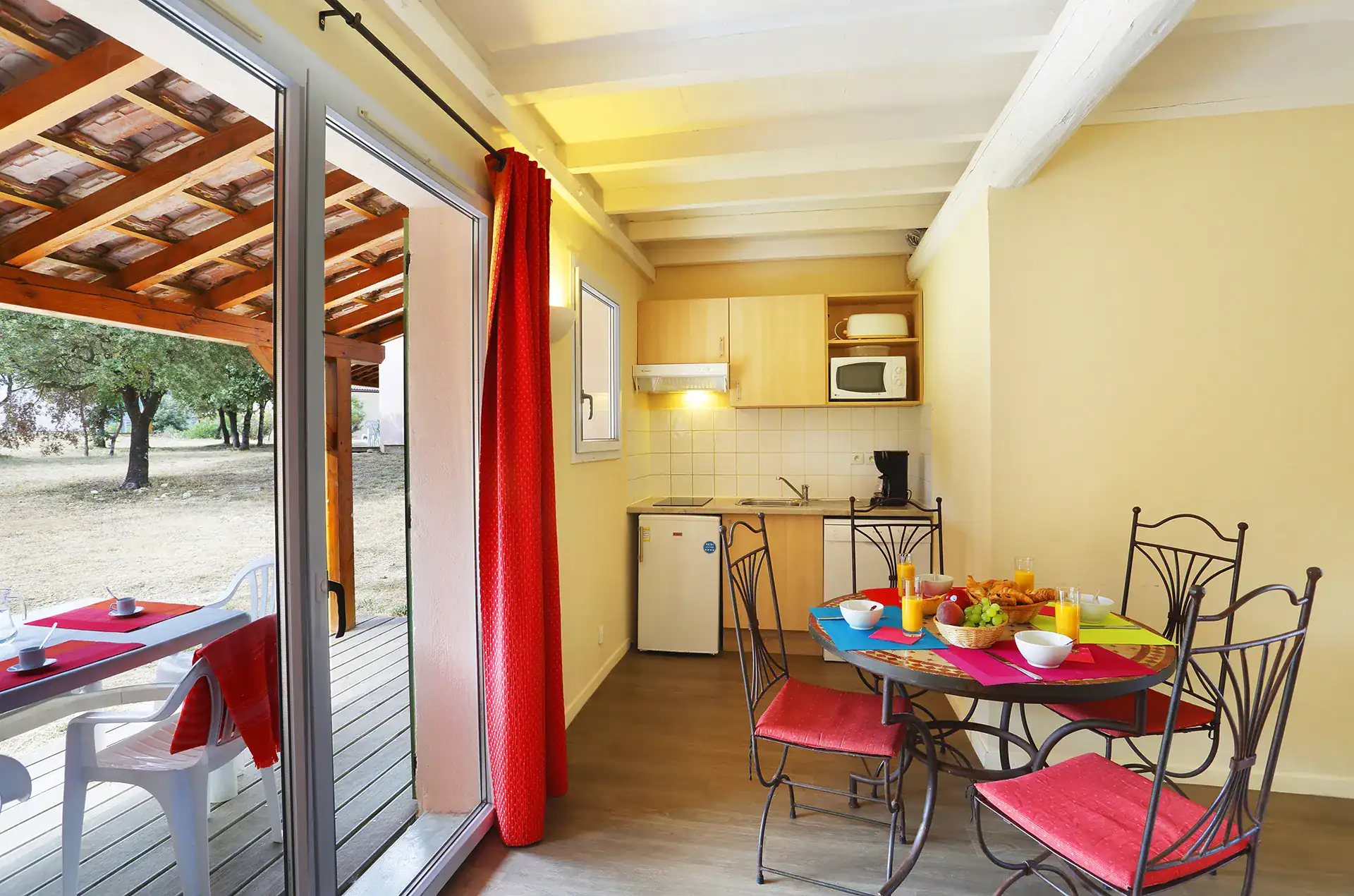 Example of an interior in the Goélia Les Portes des Cévennes holiday residence in Sauve