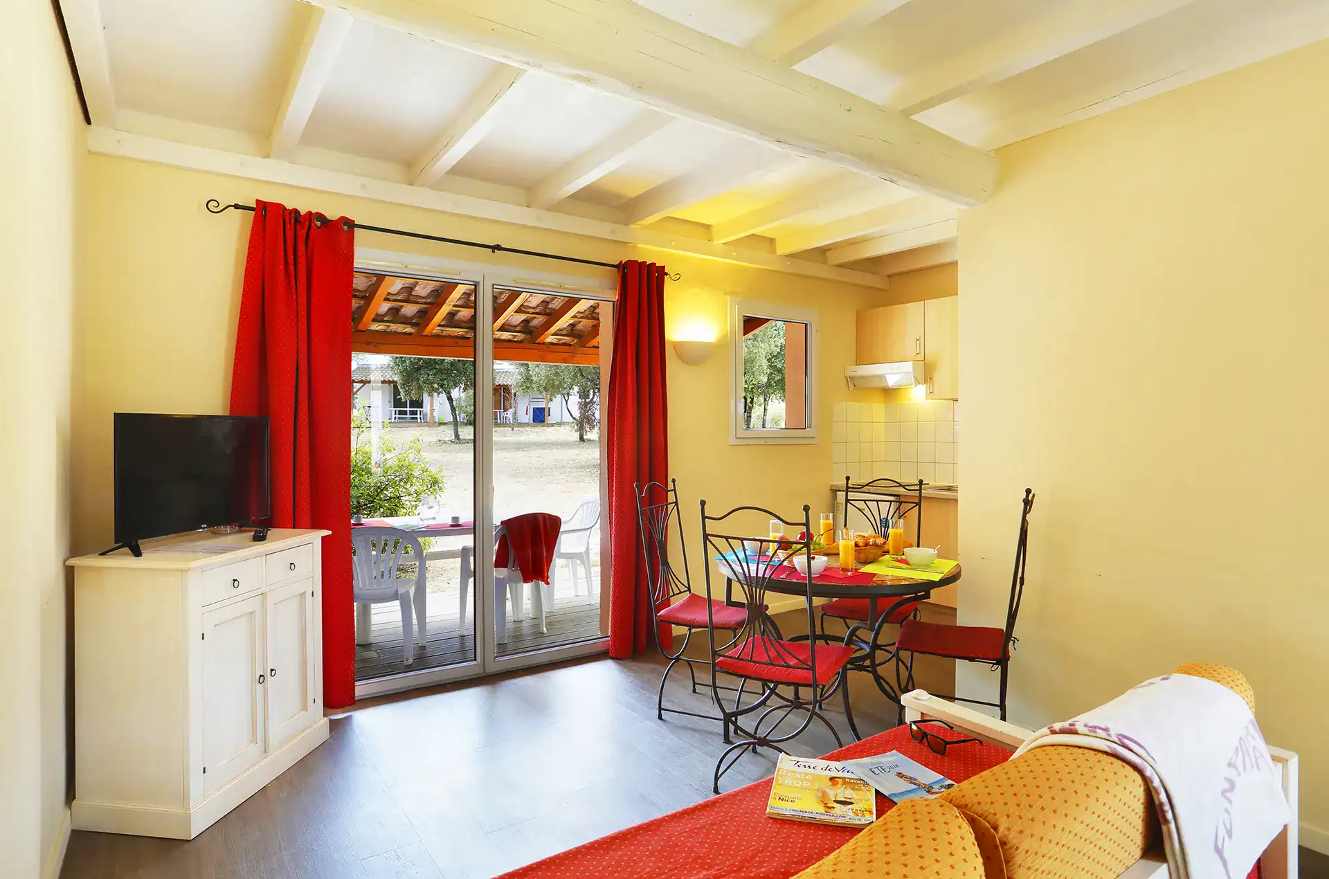 Example of an interior in the Goélia Les Portes des Cévennes holiday residence in Sauve