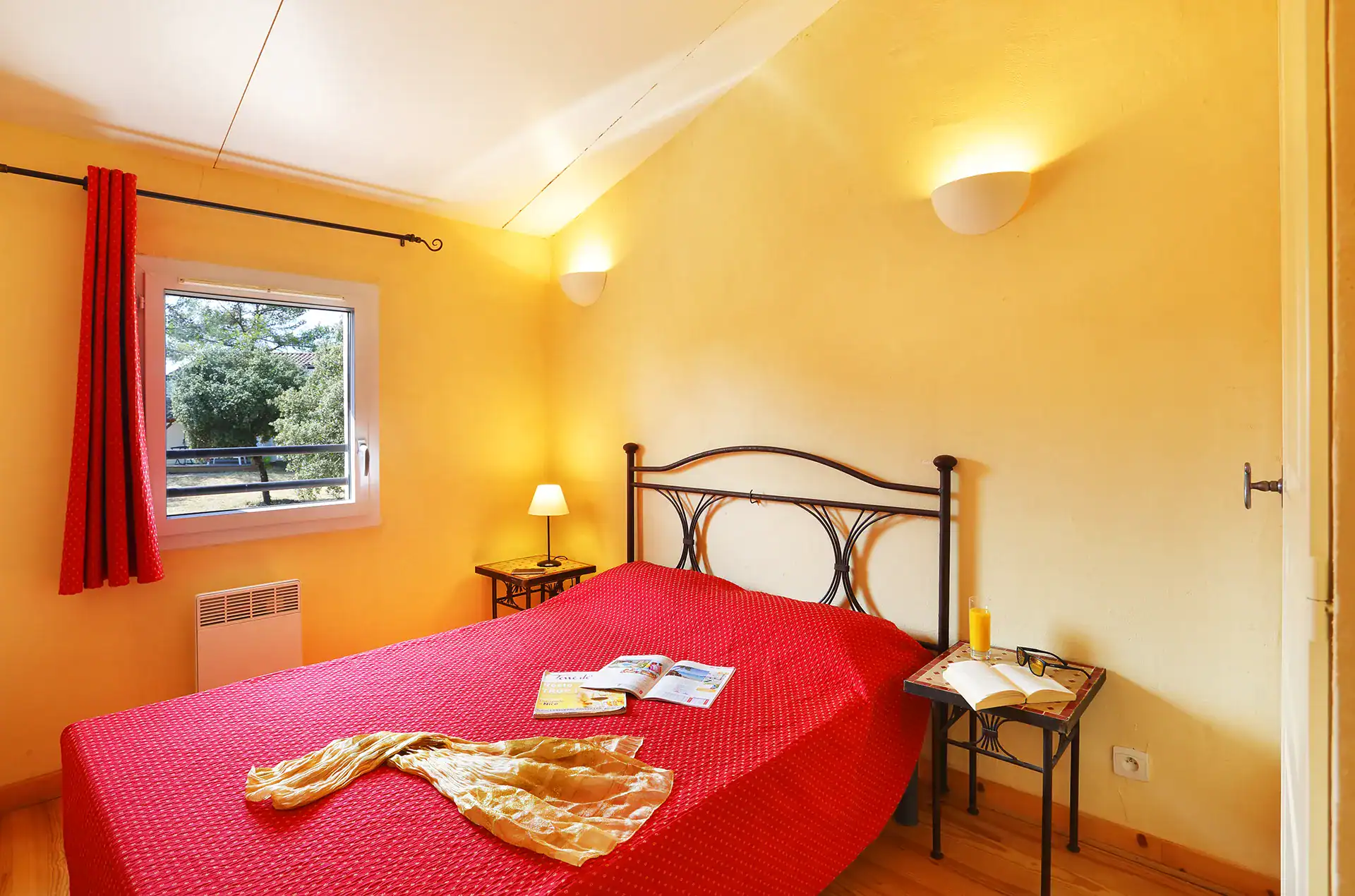 Example of a room at the Goélia Les Portes des Cévennes holiday residence in Sauve