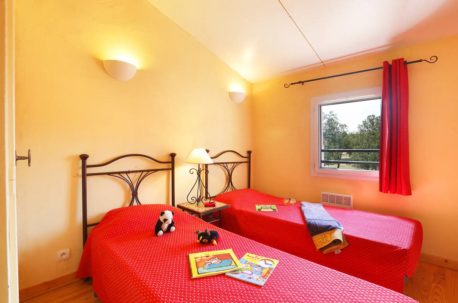 Example of a room at the Goélia Les Portes des Cévennes holiday residence in Sauve