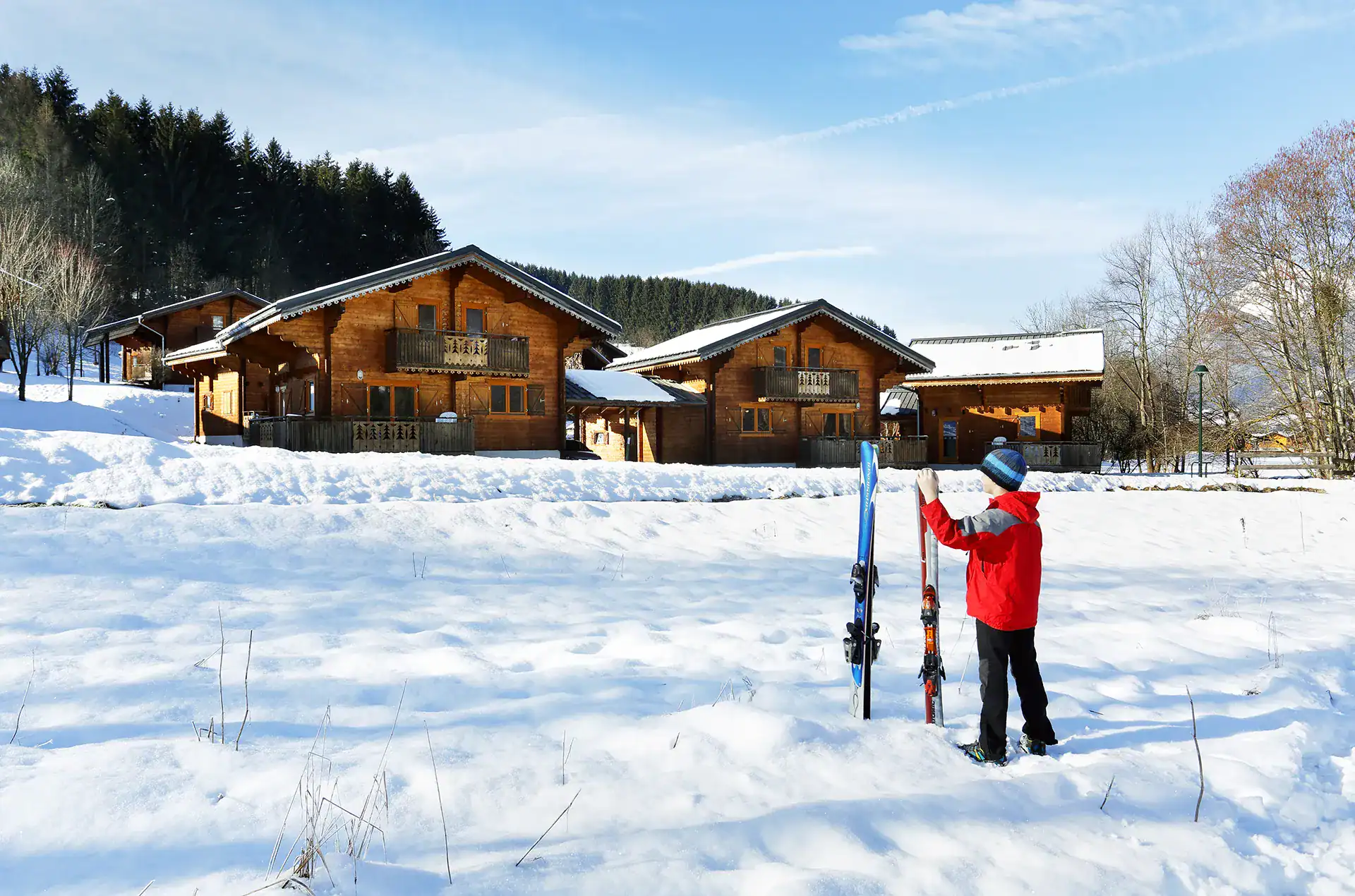 The Goélia holiday residence Les Chalets du Bois de Champelle in Morillon 