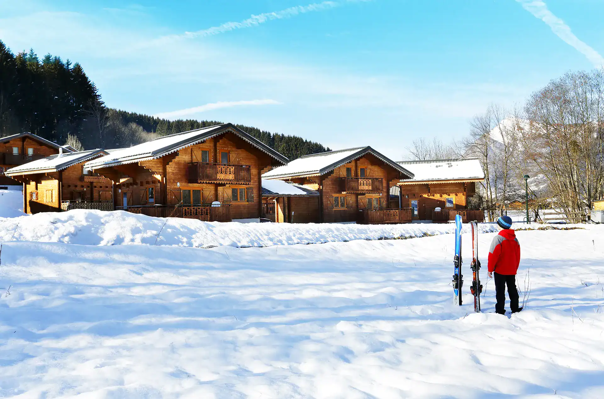 The Goélia holiday residence Les Chalets du Bois de Champelle in Morillon 