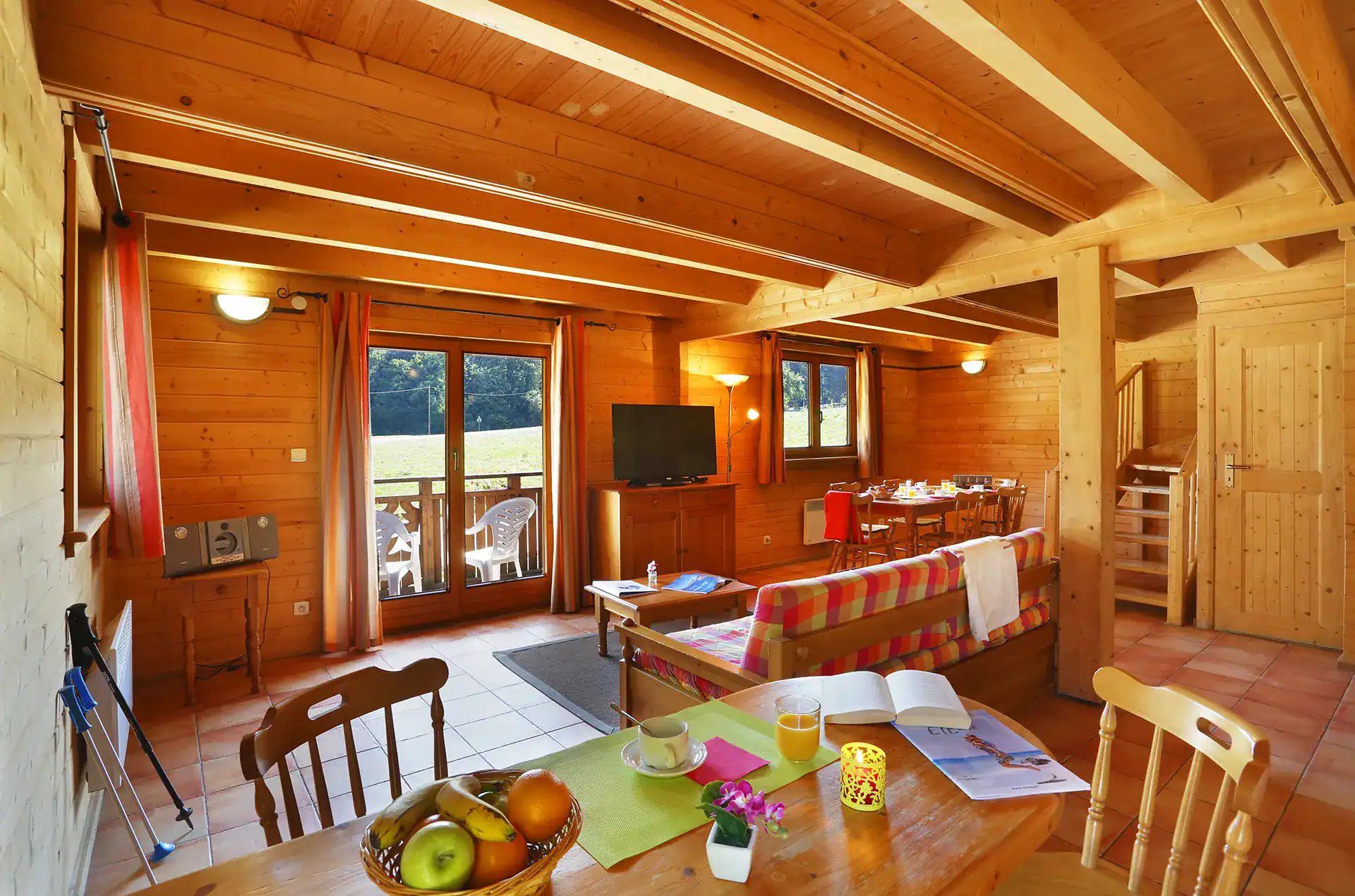 Example of the interior of accommodation at the Goélia Les Chalets du Bois de Champelle holiday residence in Morillon