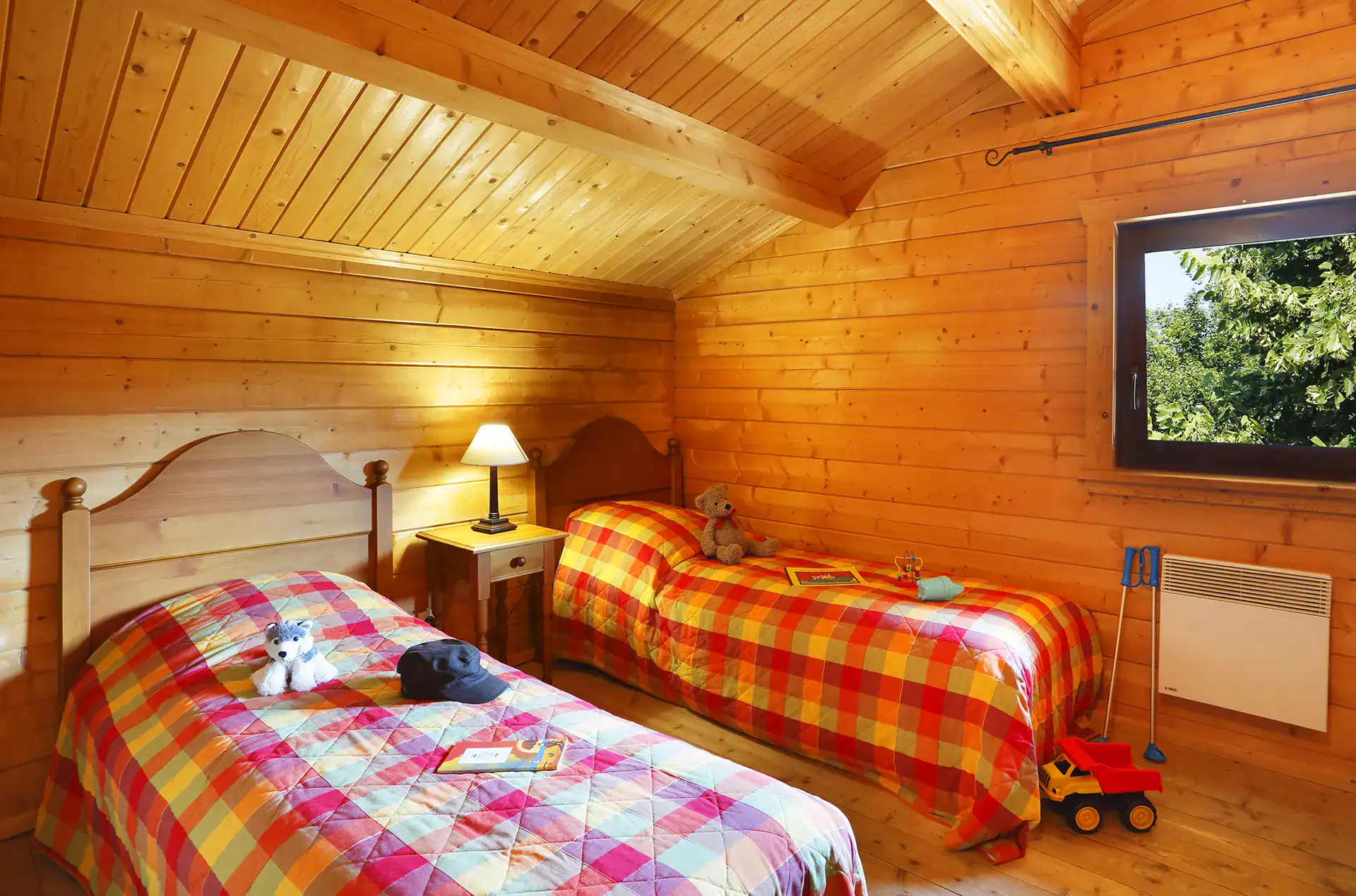 Example of a room at the Goélia Les Chalets du Bois de Champelle holiday residence in Morillon