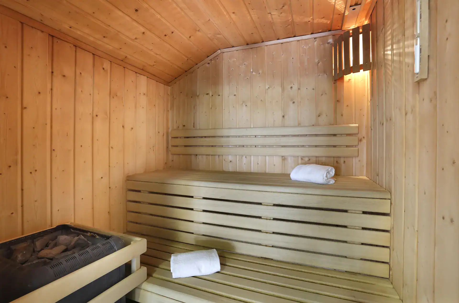 Sauna at the Goélia Le Grand Lodge holiday residence in Châtel 