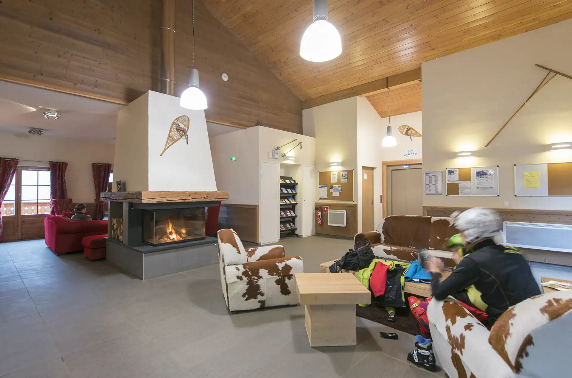 Reception at the Goélia Le Grand Lodge holiday residence in Châtel 