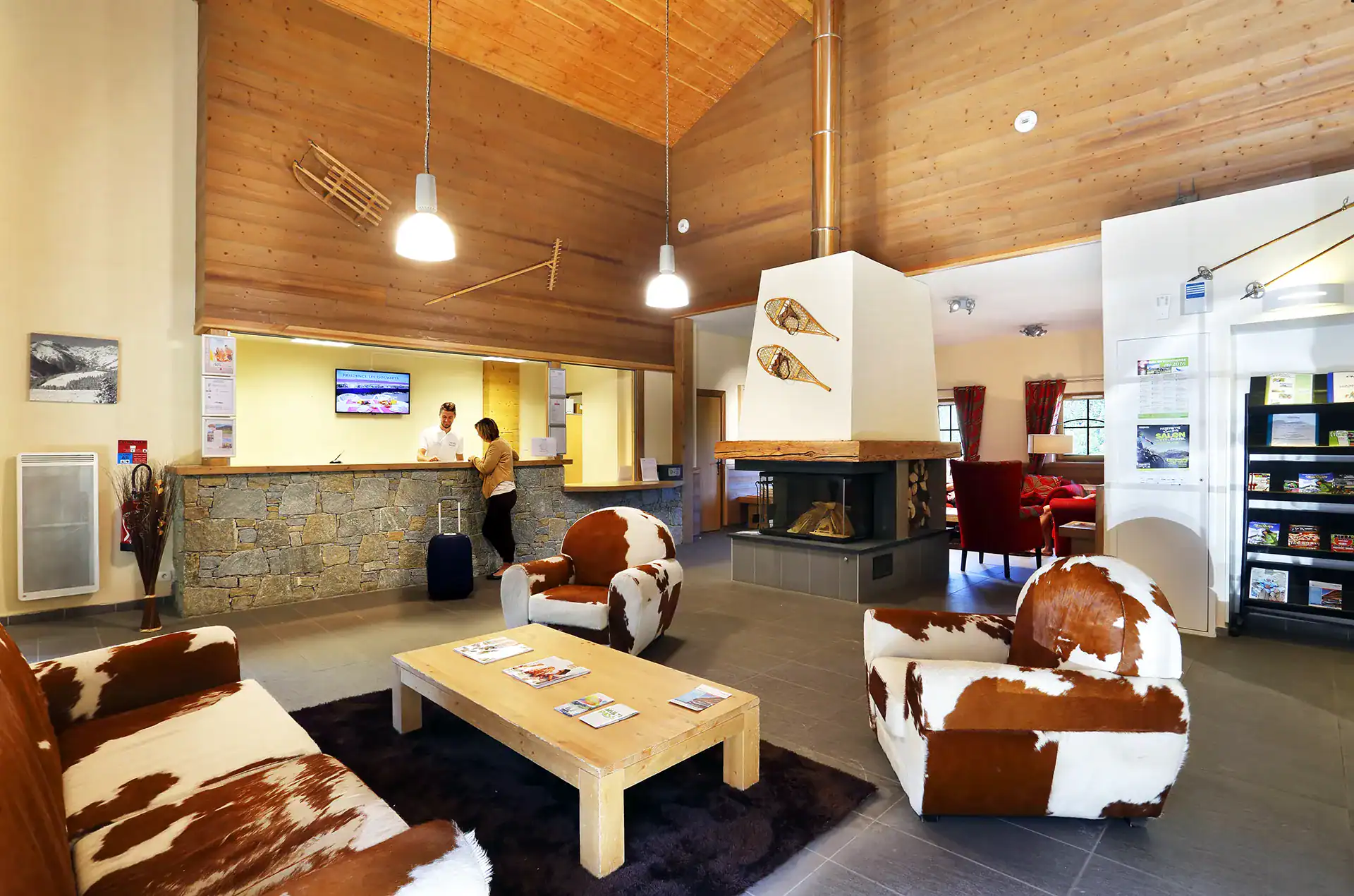 Réception de la résidence de vacances Goélia Le Grand Lodge à Châtel