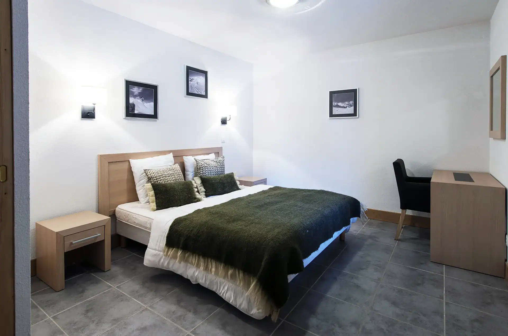 Example of a room at the Goélia le Grand Ermitage holiday residence in Châtel