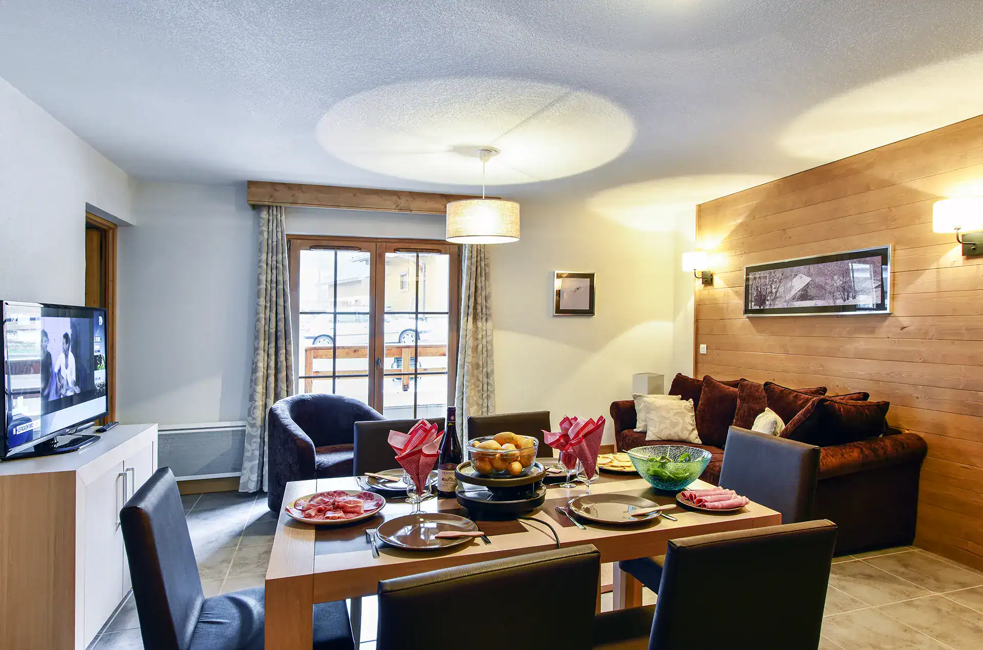 Example of the interior of a property at the Goélia Le Grand Ermitage holiday residence in Châtel