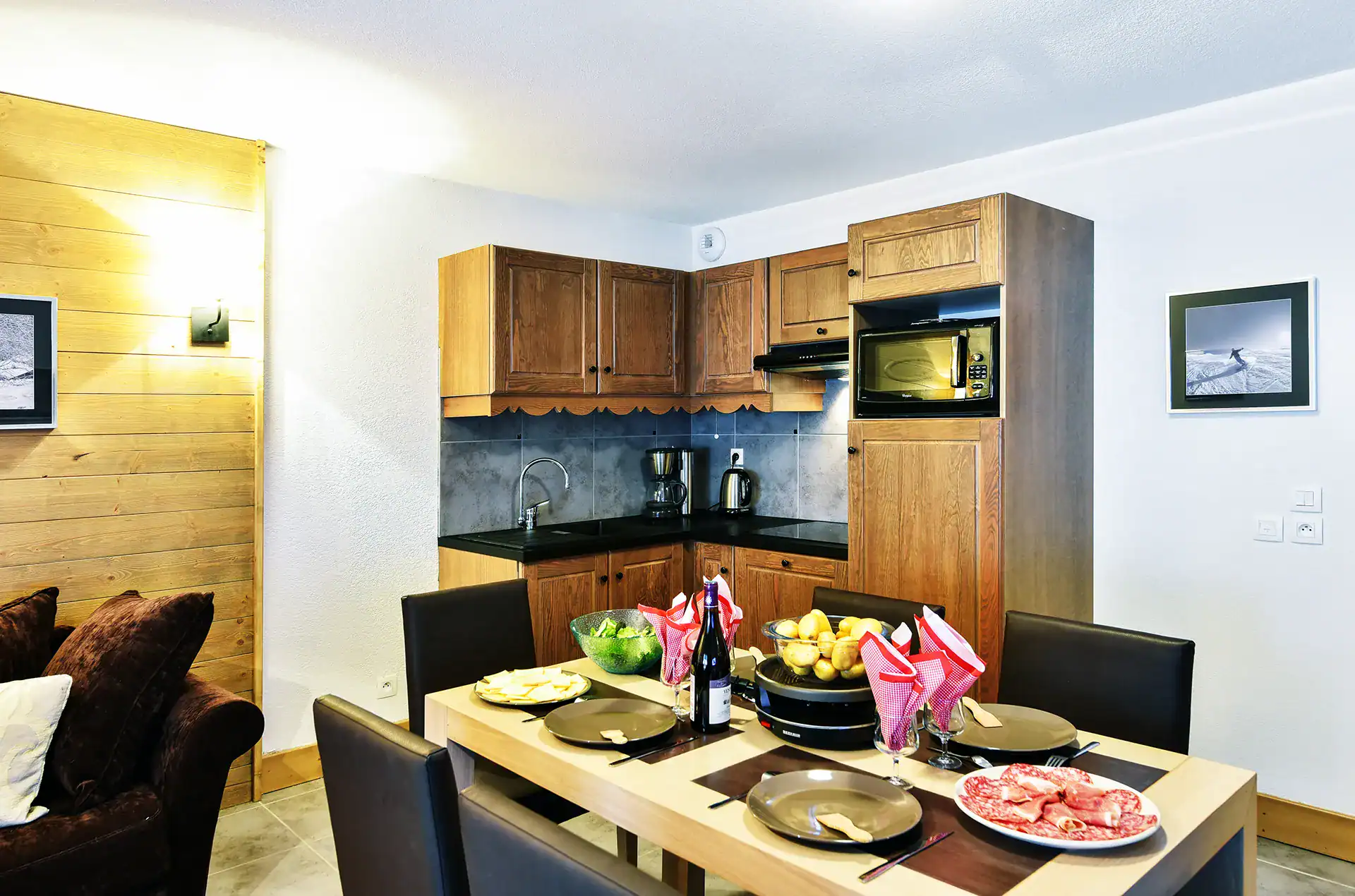 Example of the interior of a property at the Goélia Le Grand Ermitage holiday residence in Châtel