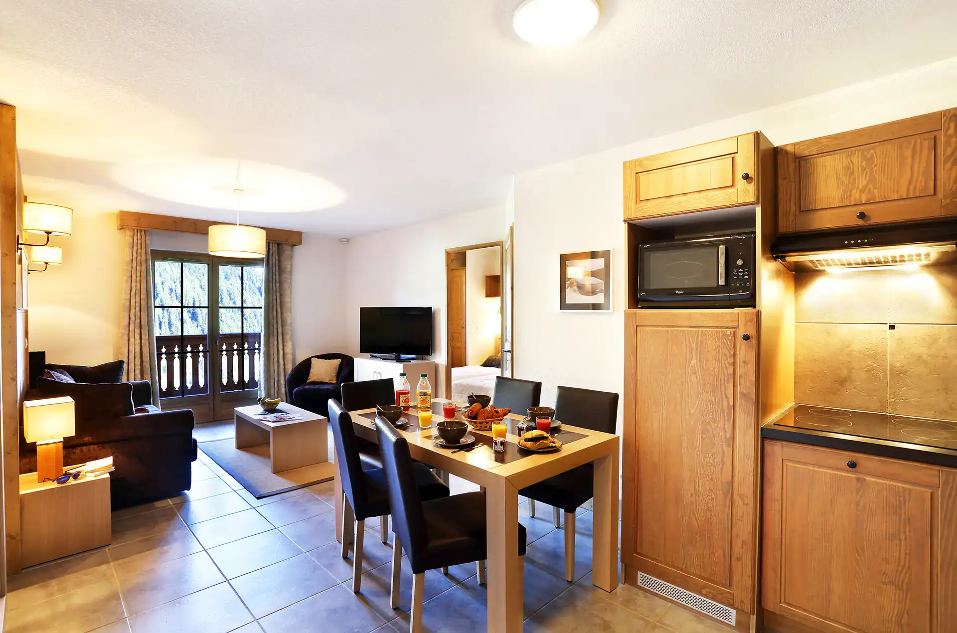 Exemple d'intérieur de la résidence de vacances Goélia Le Grand Ermitage à Châtel 