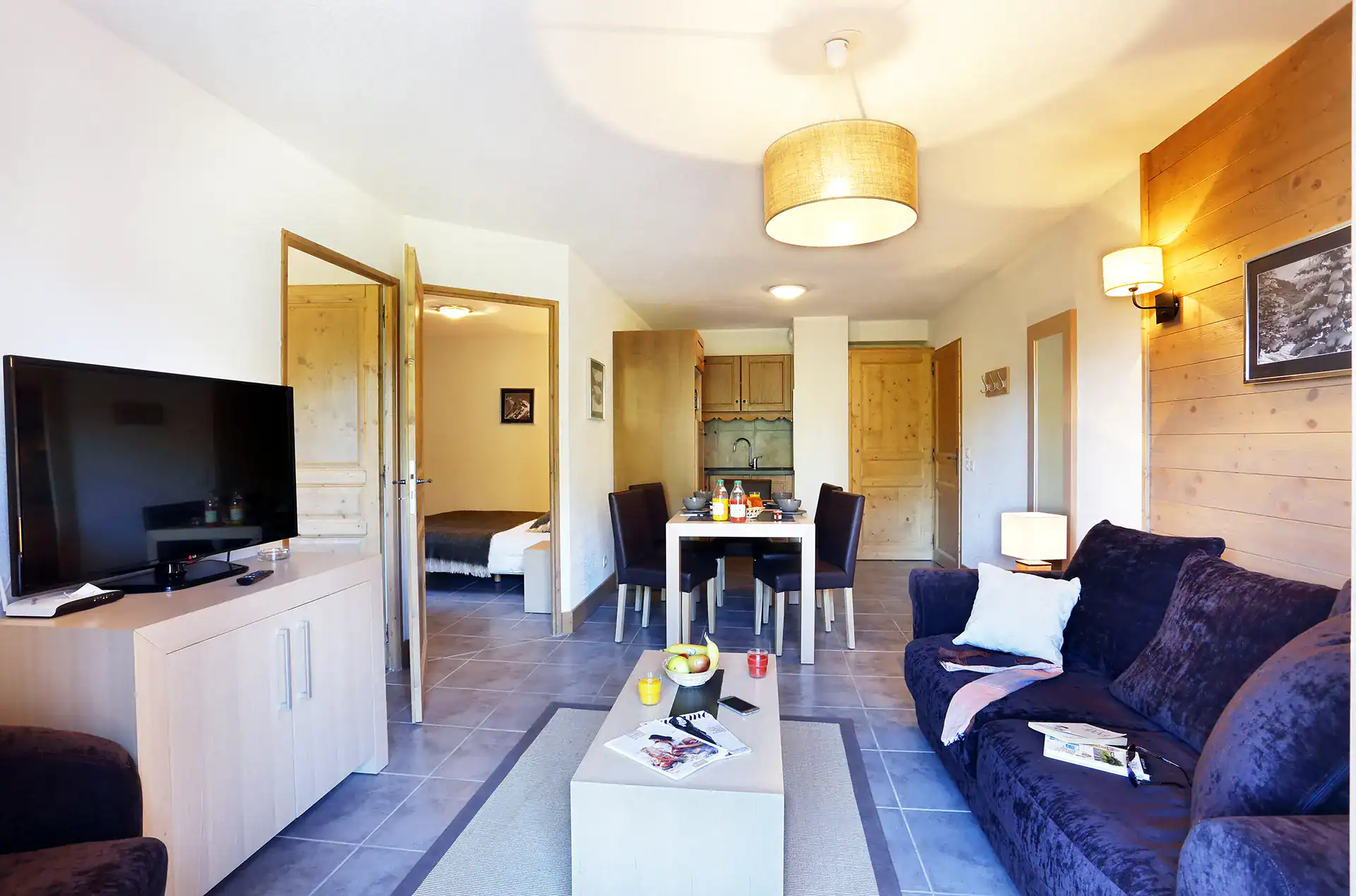 Exemple d'intérieur de la résidence de vacances Goélia Le Grand Ermitage à Châtel 