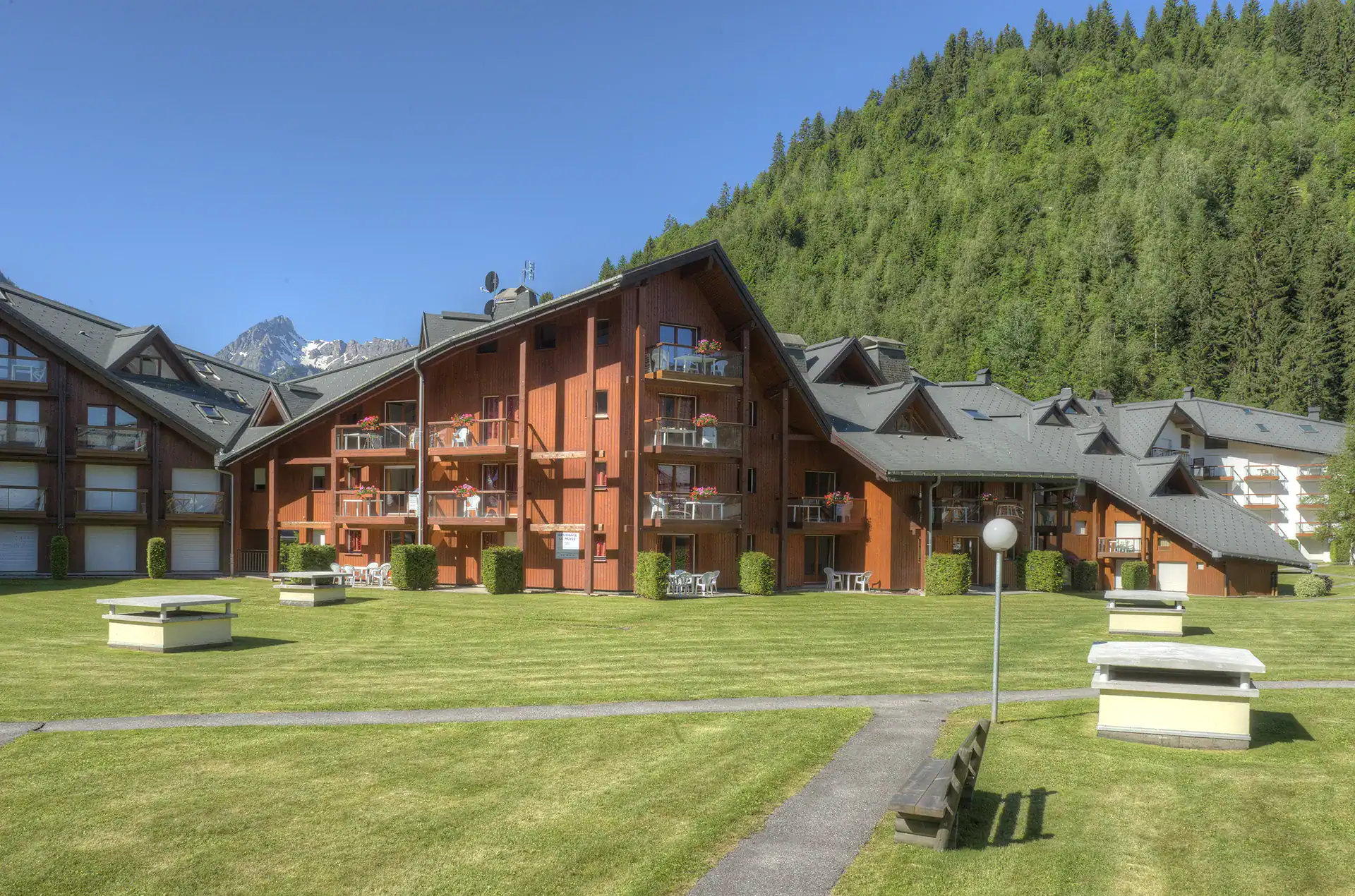 La résidence de vacances Goélia Le Nevez aux Contamines-Montjoie