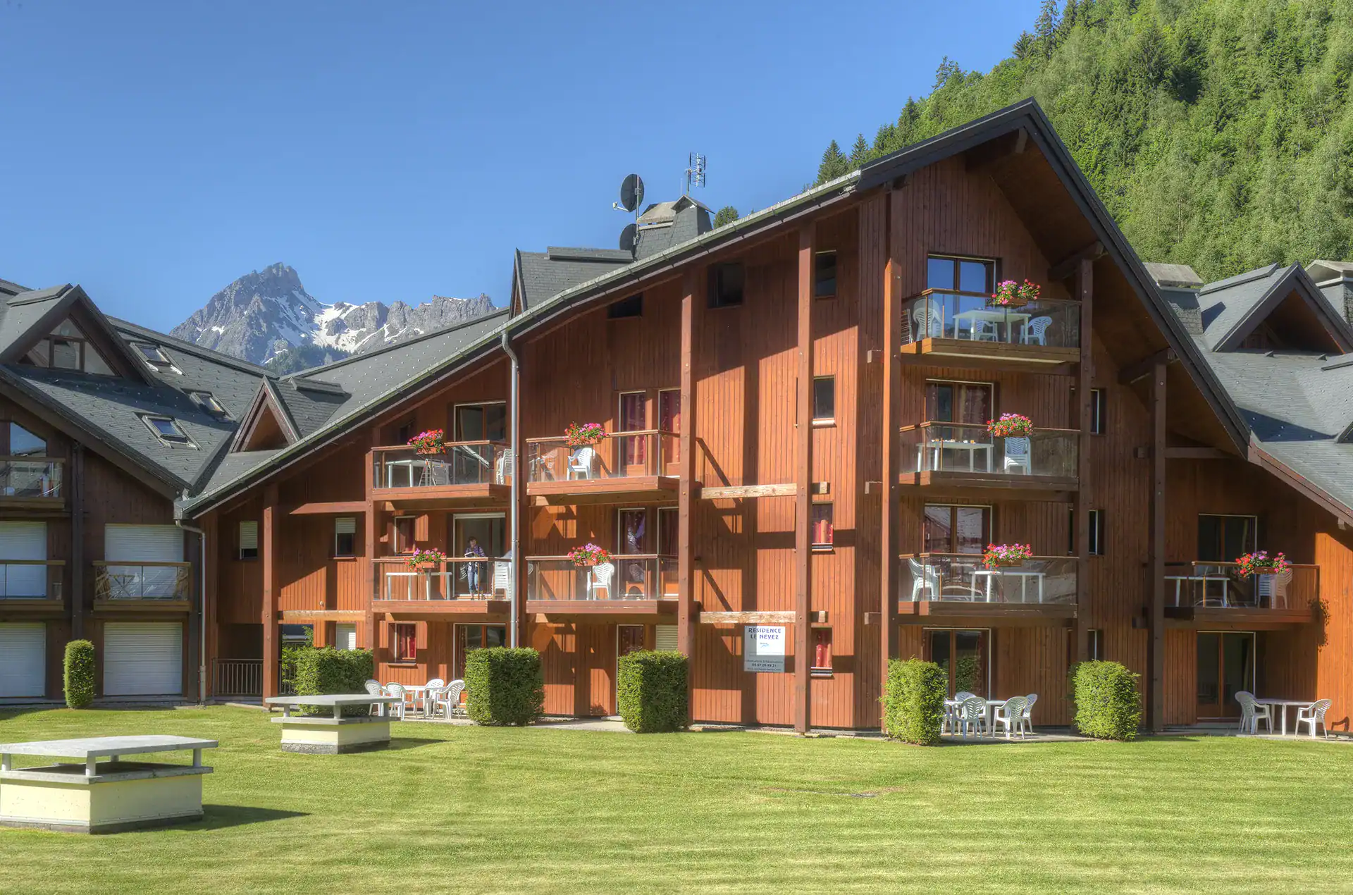 La résidence de vacances Goélia Le Nevez aux Contamines-Montjoie