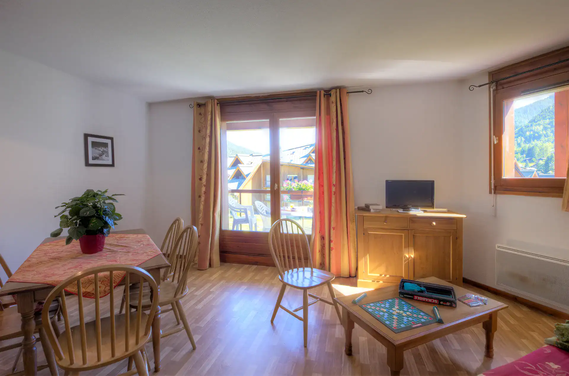 Exemple d'un intérieur de logement  de la résidence de vacances Goélia Le Nevez aux Contamines-Montjoie