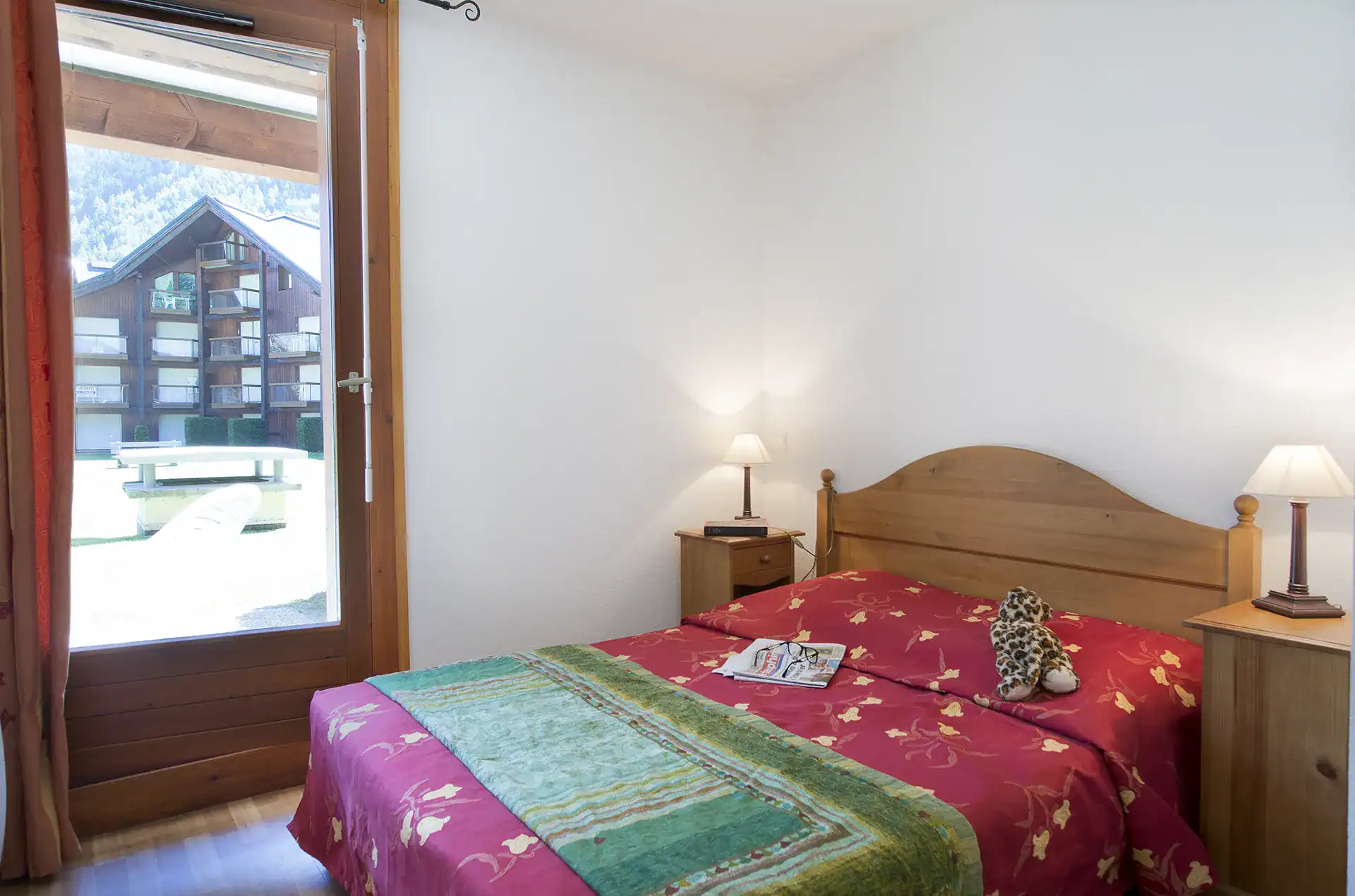 Exemple d'une chambre de la résidence de vacances Goélia Le Nevez aux Contamines-Montjoie