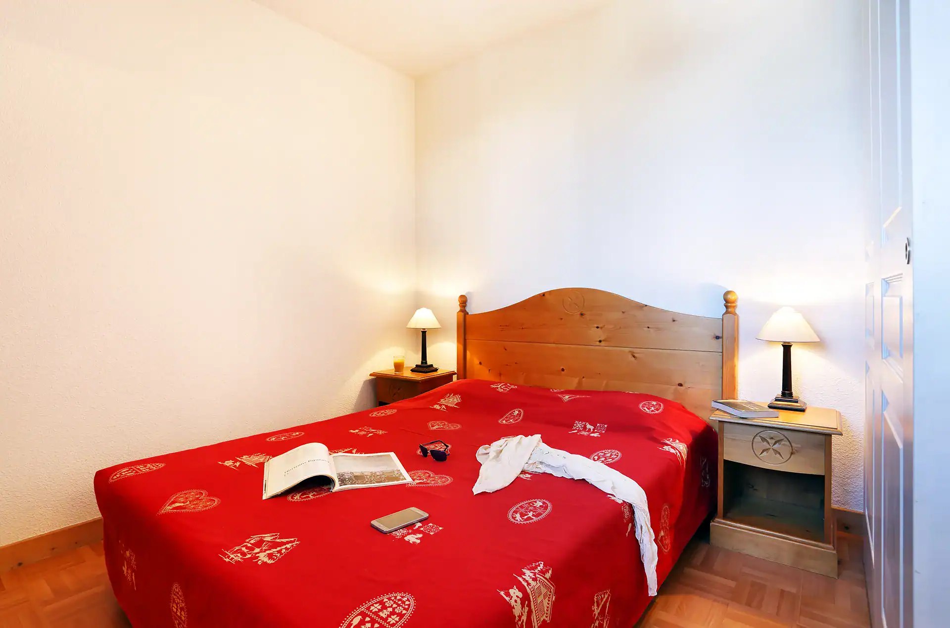 Example of a room at the Goélia Les Chalets des Cimes holiday residence in La Toussuire