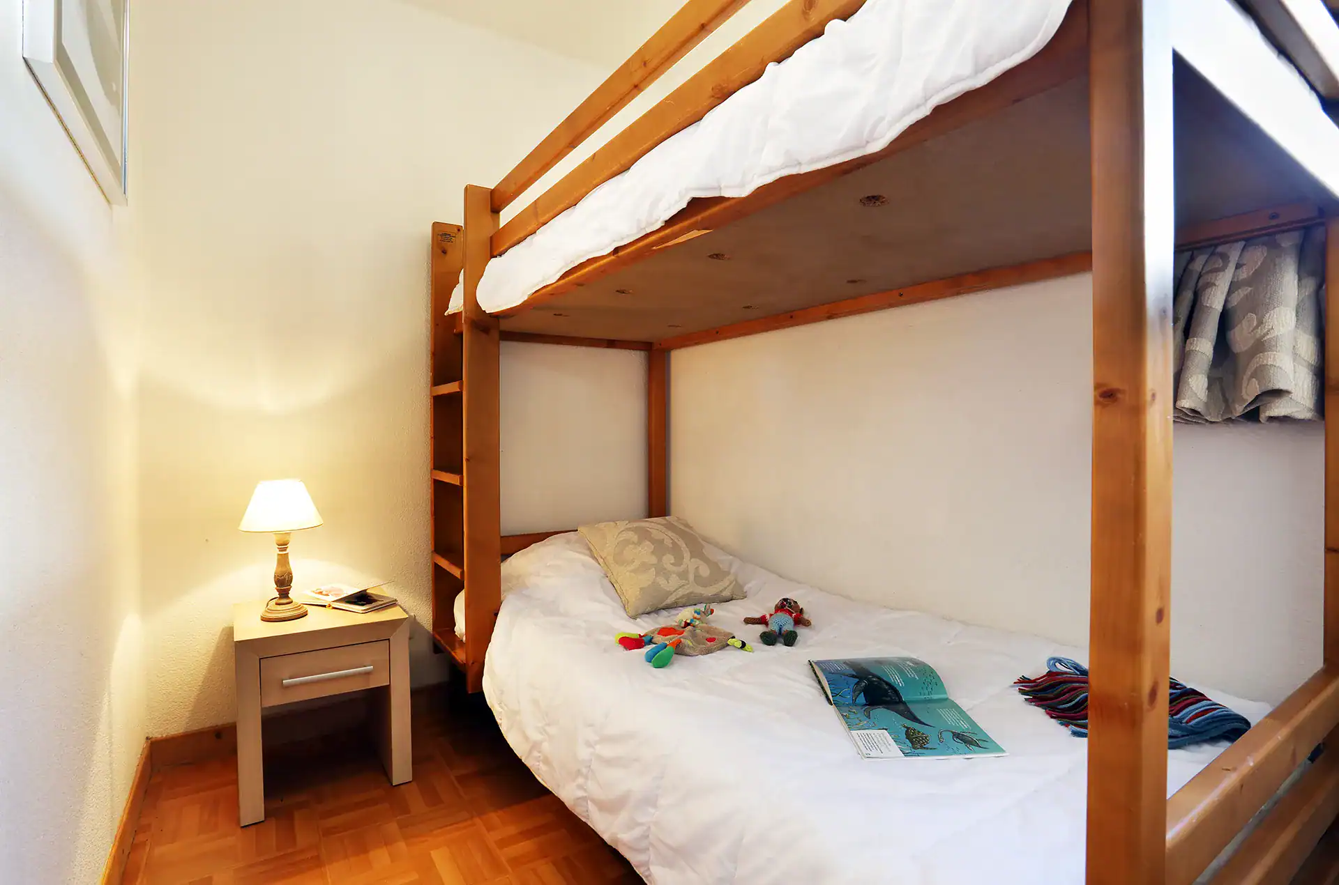 Example of a room at the Goélia Les Chalets des Cimes holiday residence in La Toussuire