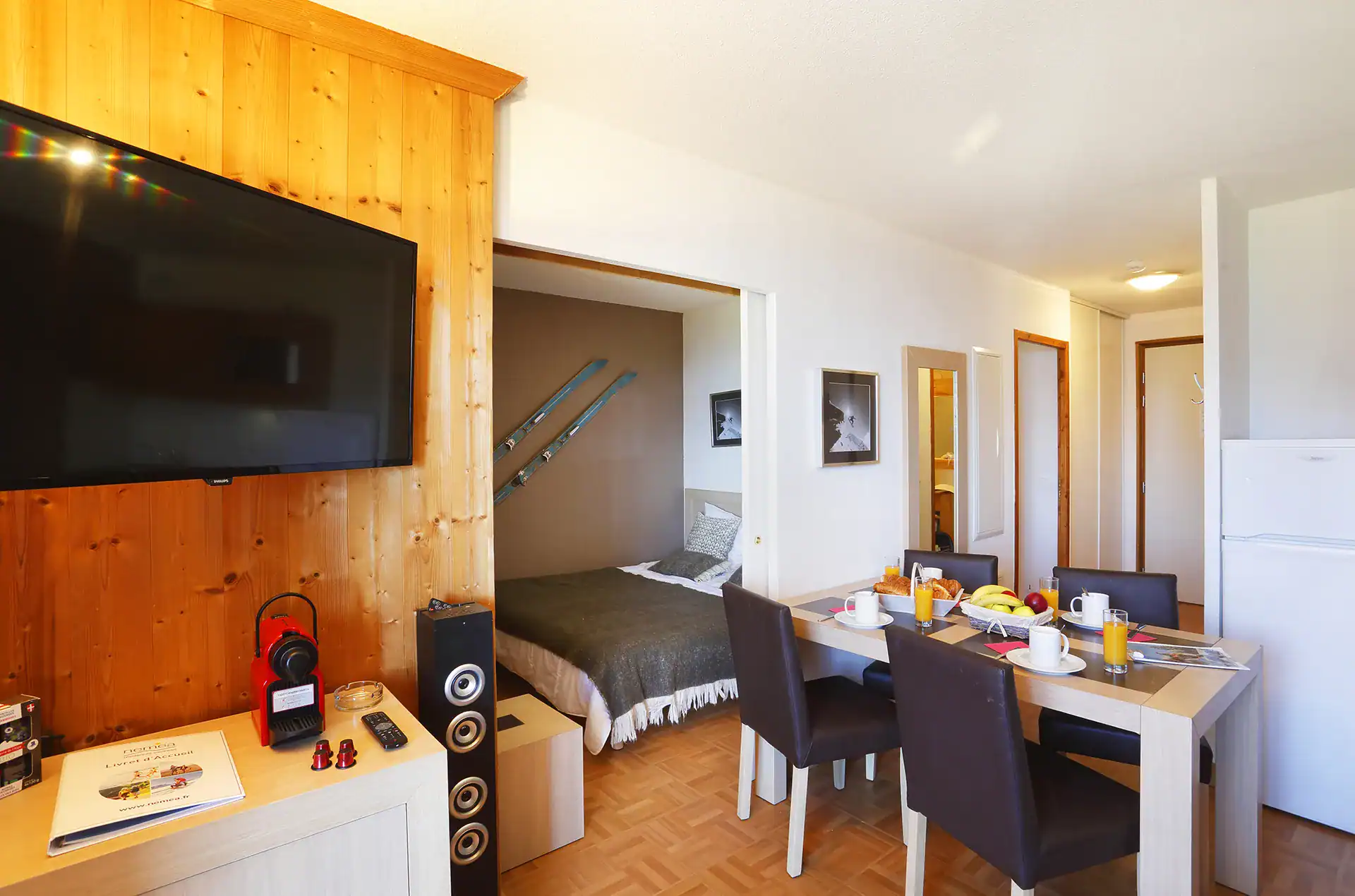 Example of the interior of the Goelia Les Chalets des Cimes holiday residence in La Toussuire