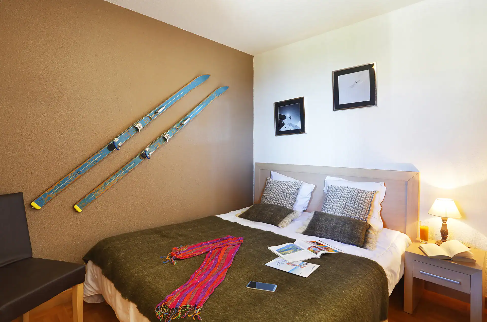 Example of a room at the Goélia Les Chalets des Cimes holiday residence in La Toussuire