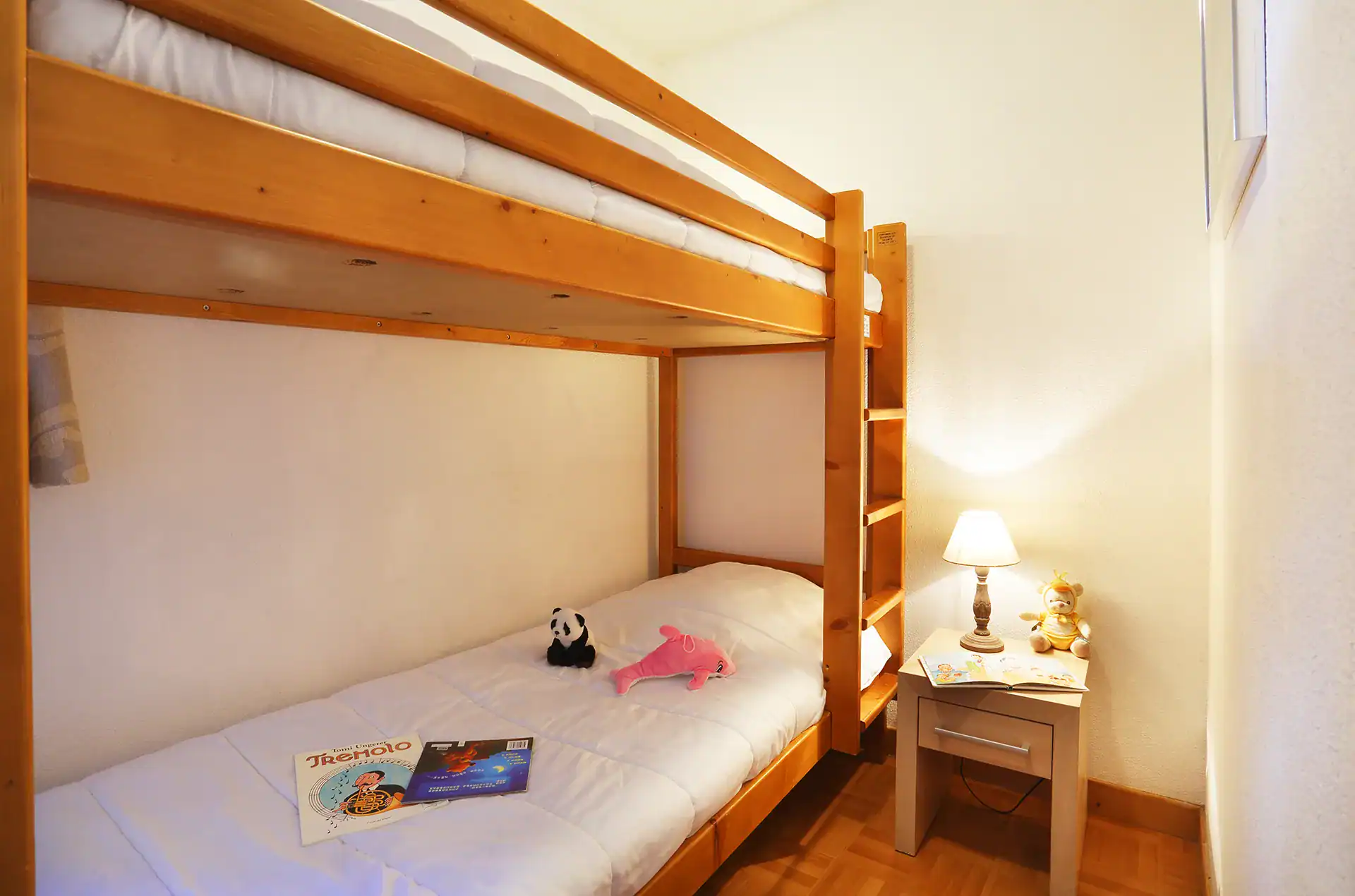 Example of a room at the Goélia Les Chalets des Cimes holiday residence in La Toussuire