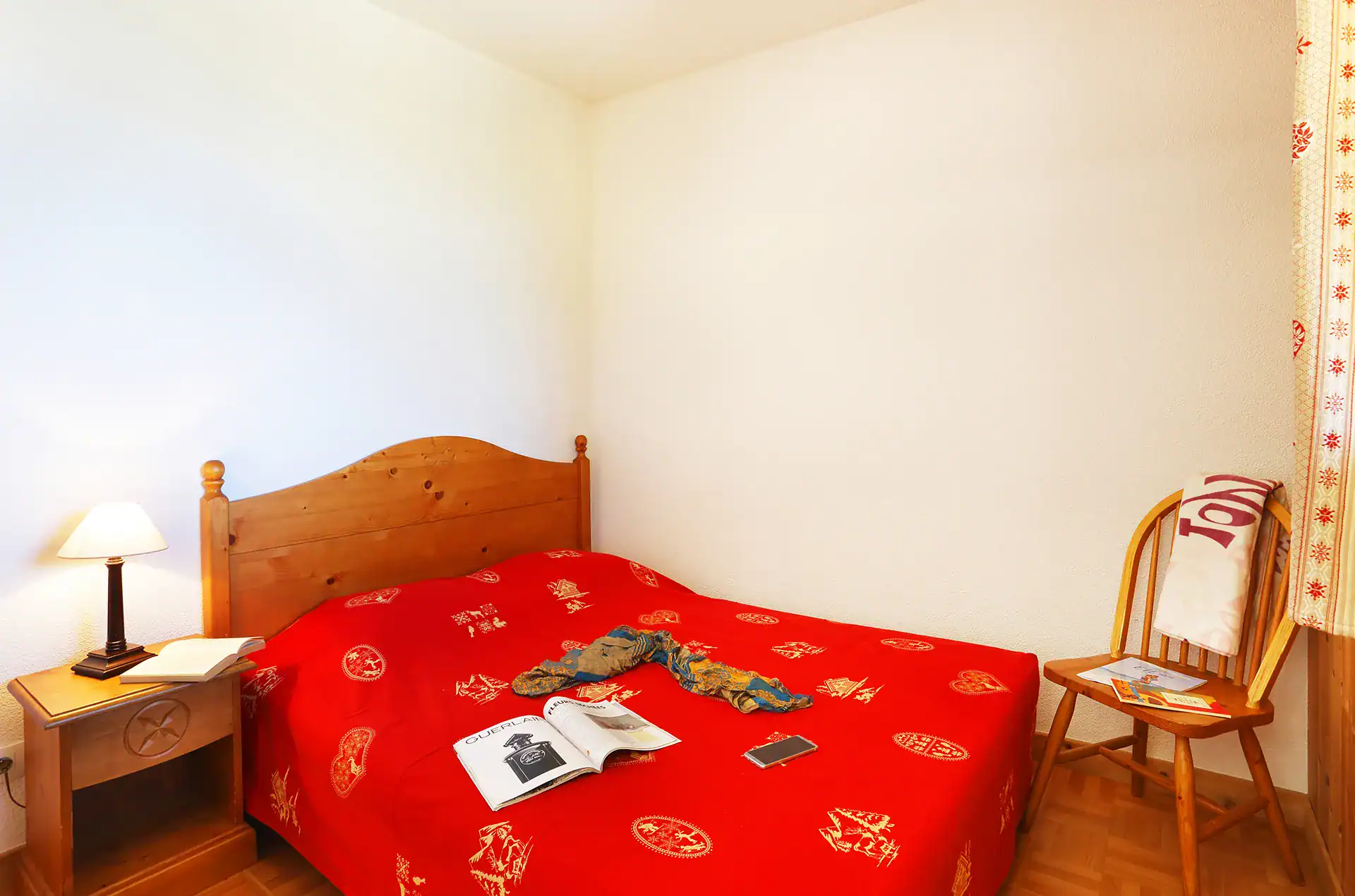 Example of a room at the Goélia Les Chalets des Cimes holiday residence in La Toussuire