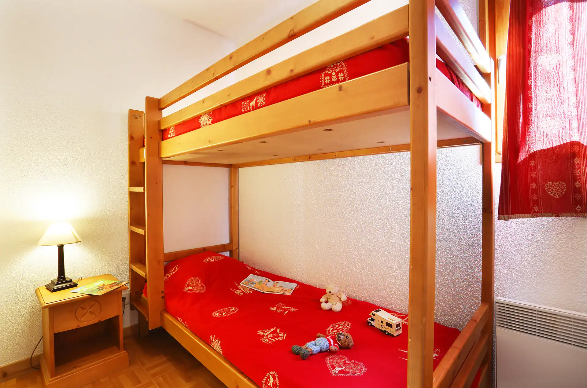 Example of a room at the Goélia Les Chalets des Cimes holiday residence in La Toussuire