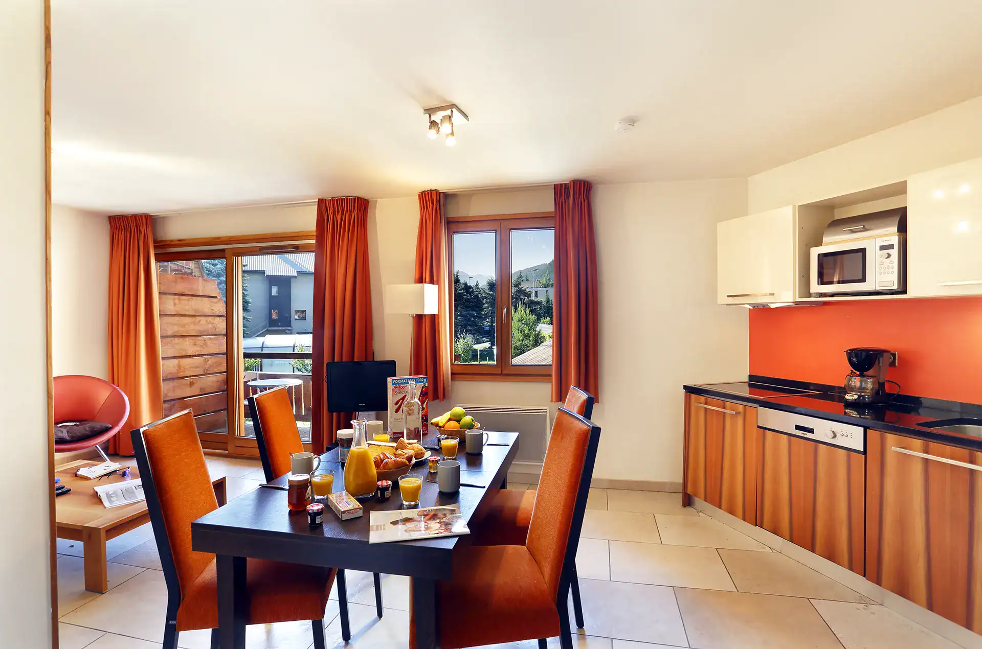 Exemple d'un logement de la résidence de vacances Goélia L'Adret à Serre-Chevalier