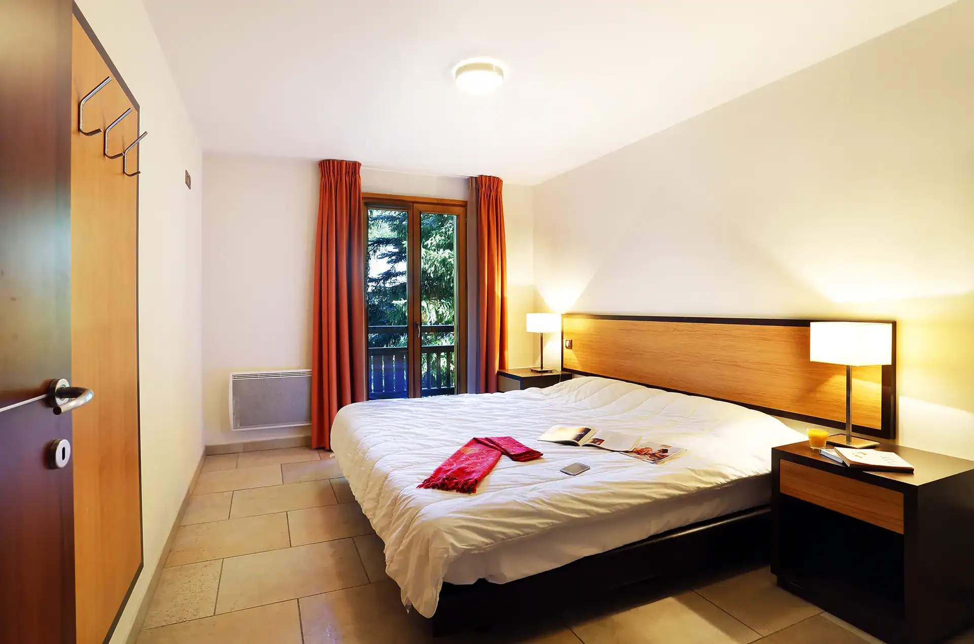 Exemple d'une chambre de la résidence de vacances Goélia L'Adret à Serre-Chevalier