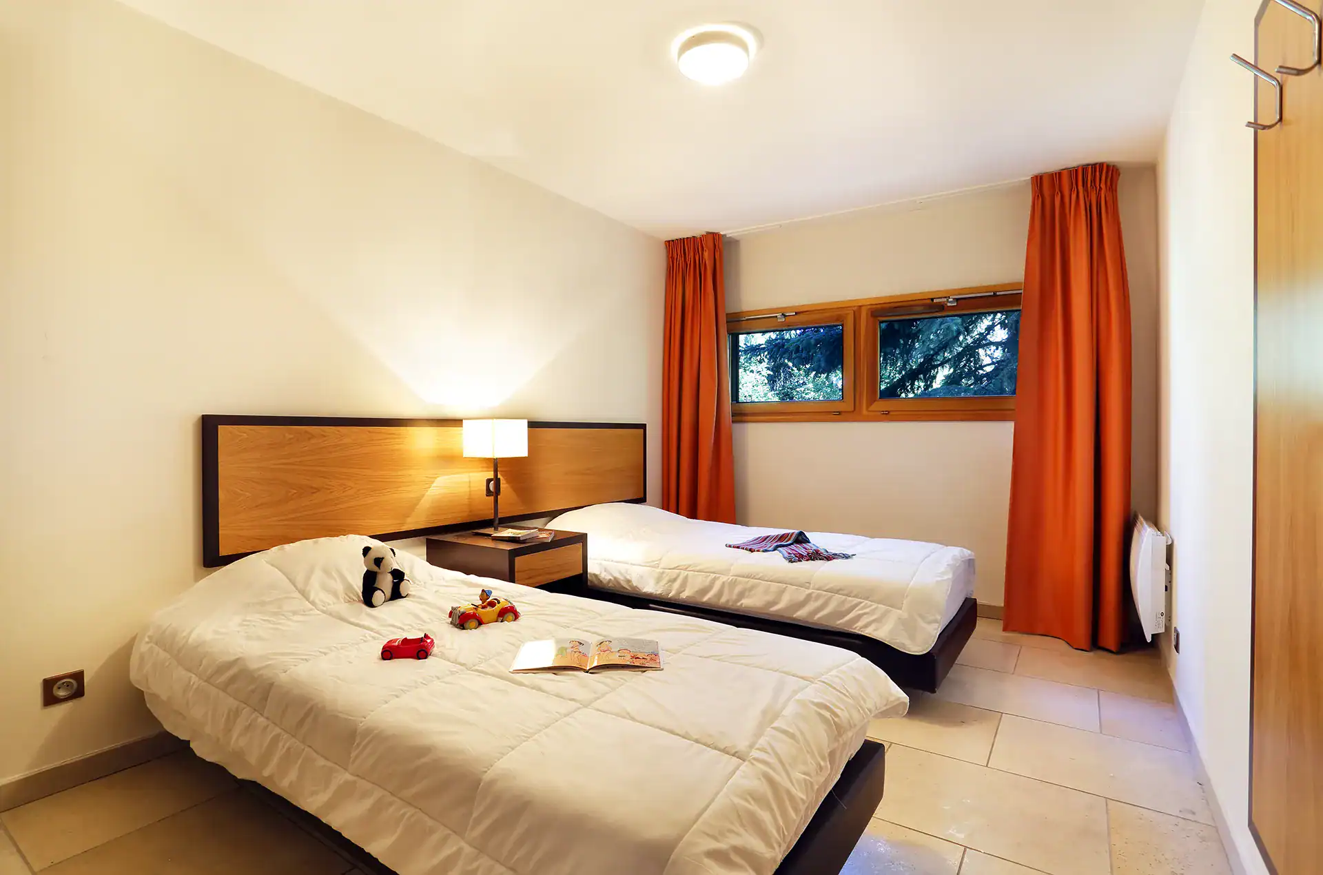 Exemple d'une chambre de la résidence de vacances Goélia L'Adret à Serre-Chevalier