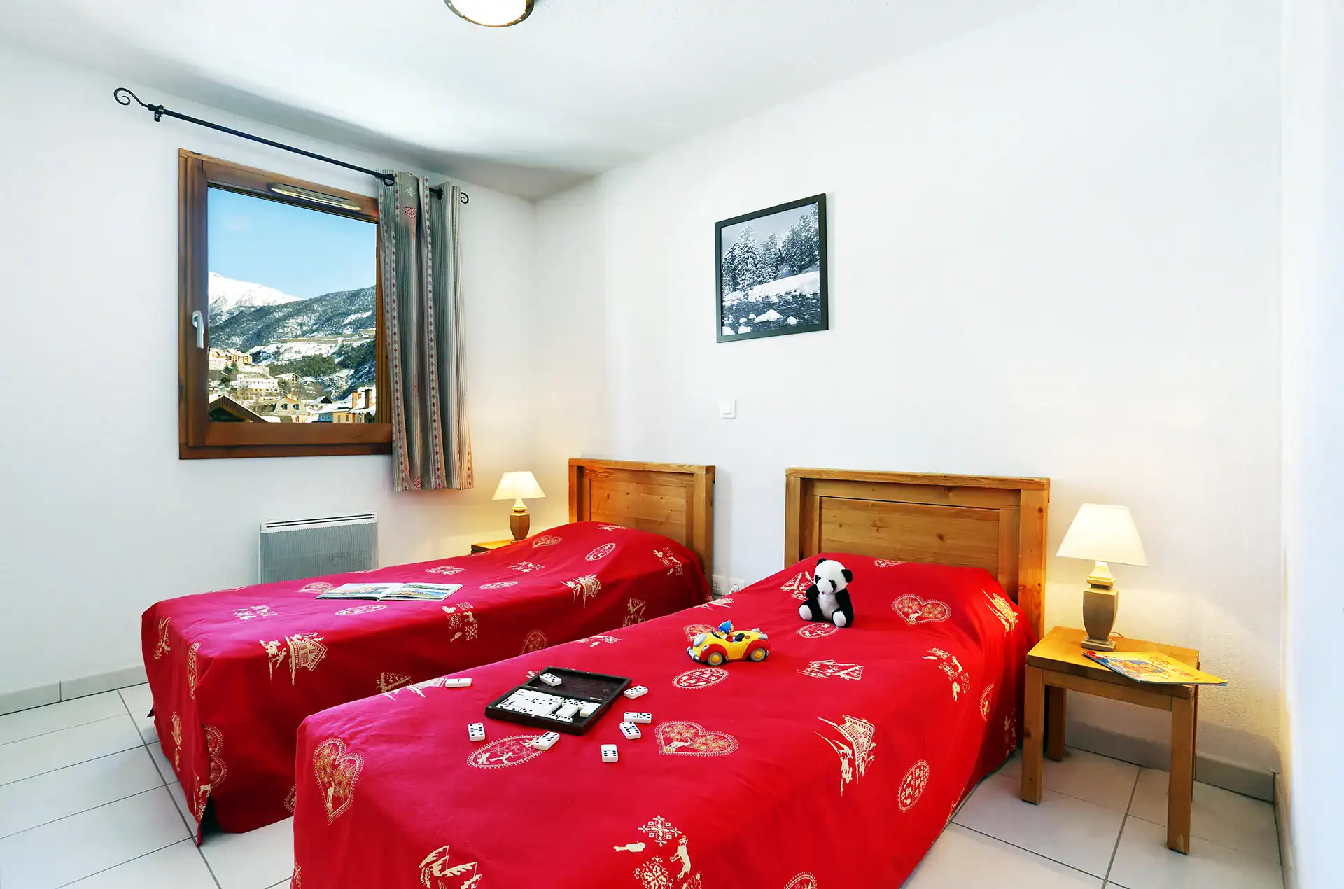 Example of a room at the Goélia L'Aigle Bleu holiday residence in Serre-Chevalier