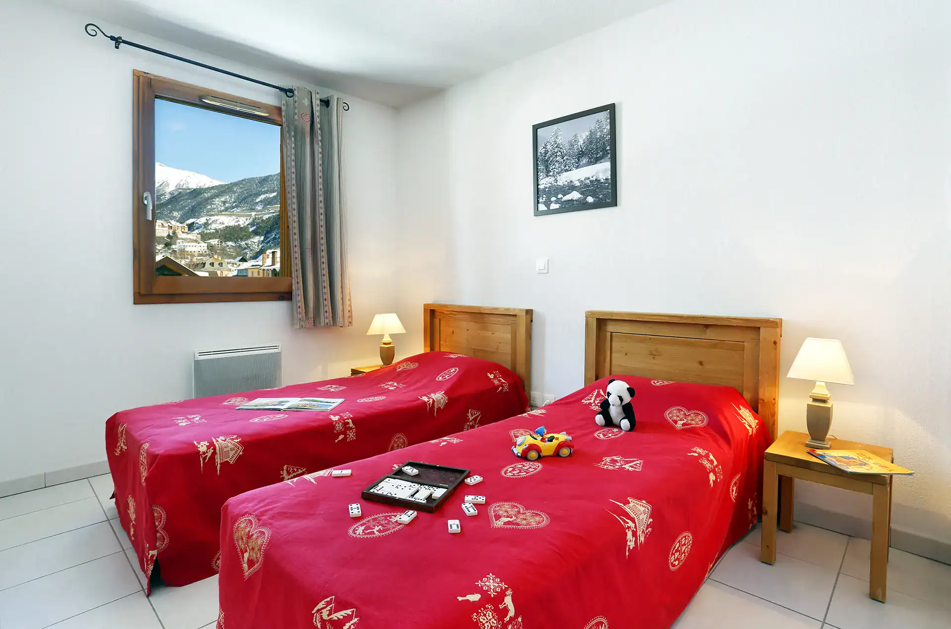 Example of a room at the Goélia L'Aigle Bleu holiday residence in Serre-Chevalier