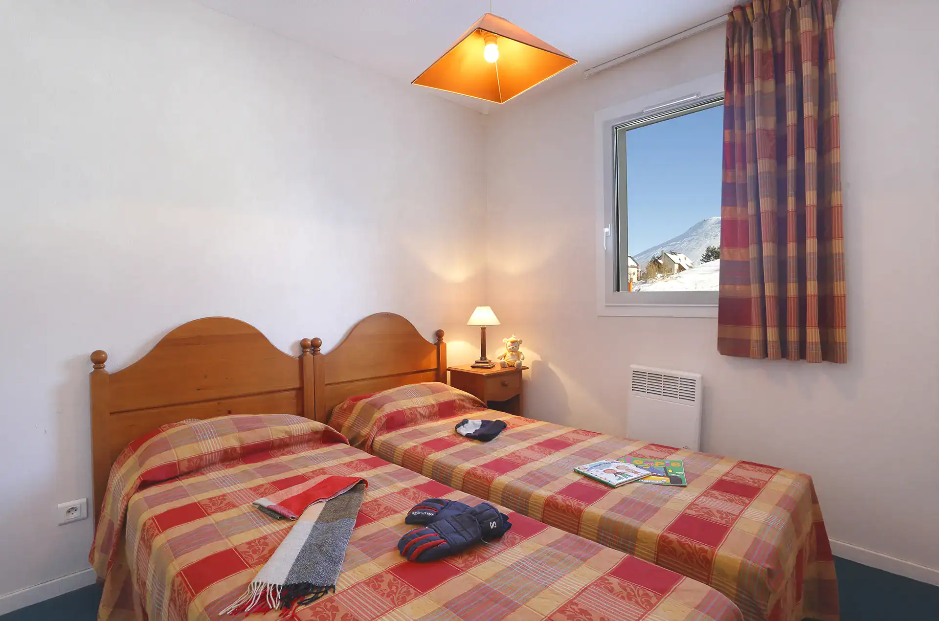 Exemple de chambre de la résidence de vacances Goelia Le Royal Peyragudes à Peyragudes