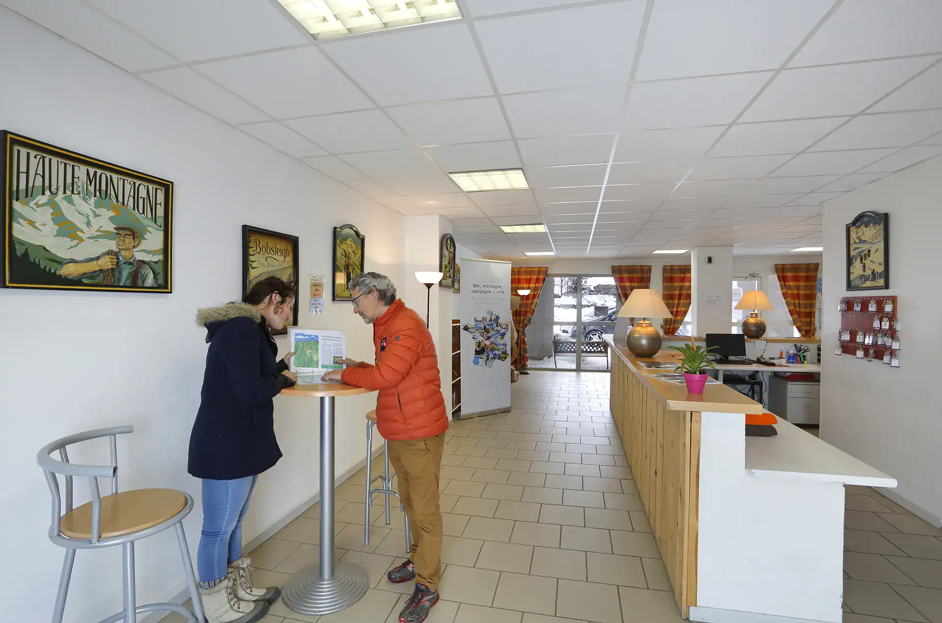 Réception de  la  résidence de vacances Goelia Le Royal Peyragudes à Peyragudes