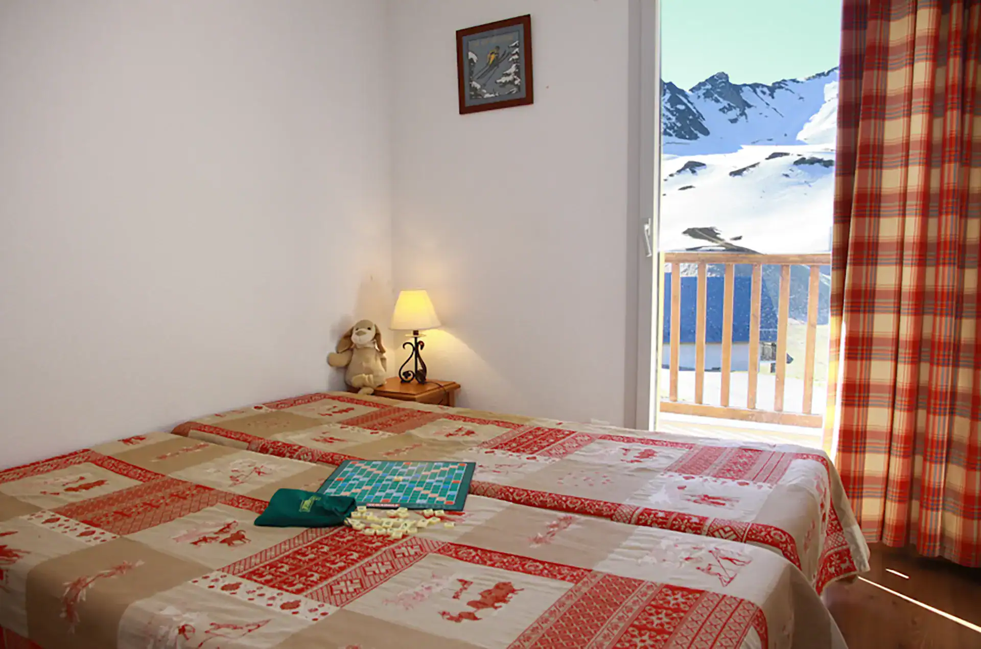Example of a room at the Goelia Le Hameau de Balestas holiday residence in Peyragudes