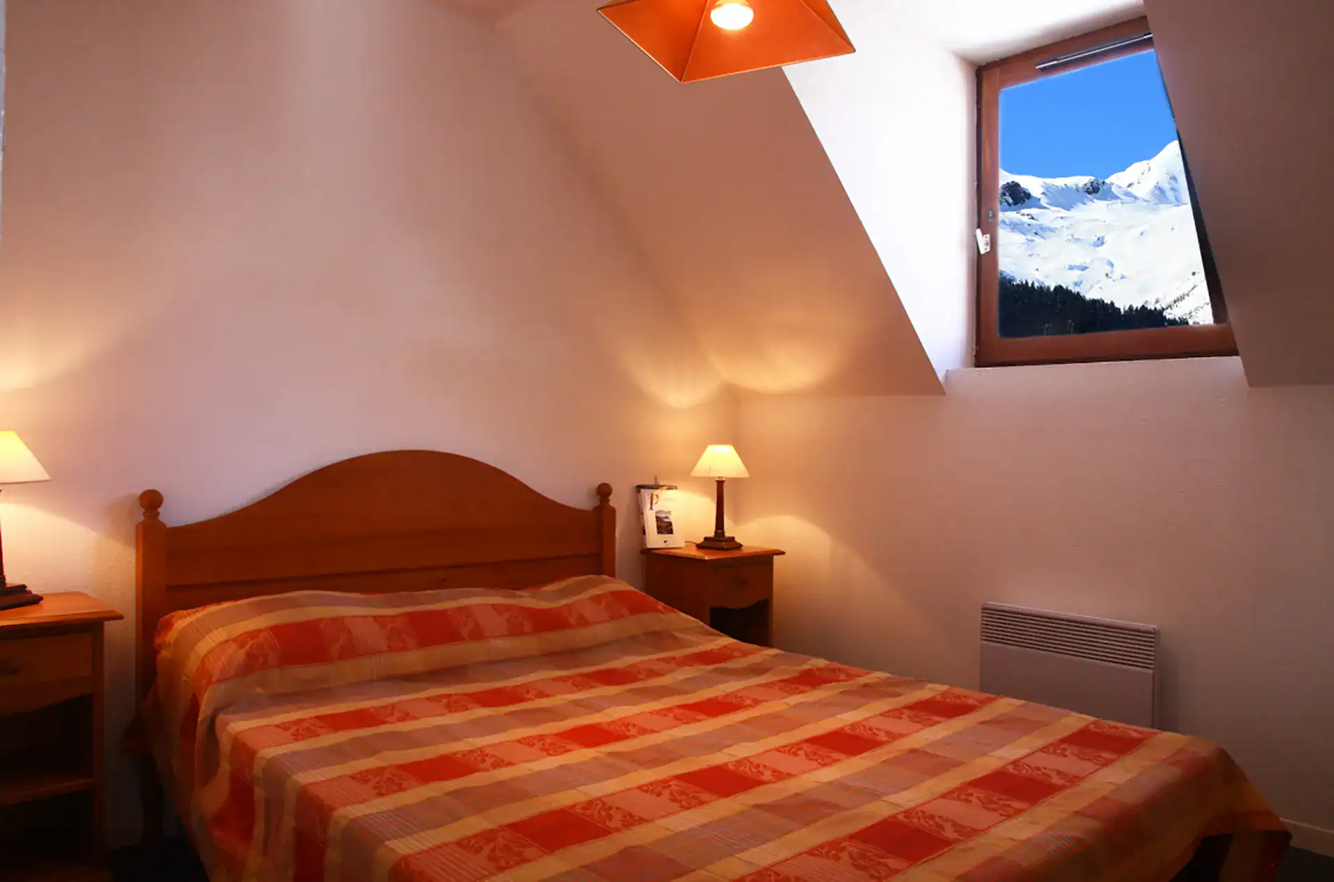 Example of a room at the Goélia La Soulane holiday residence in Loudenvielle