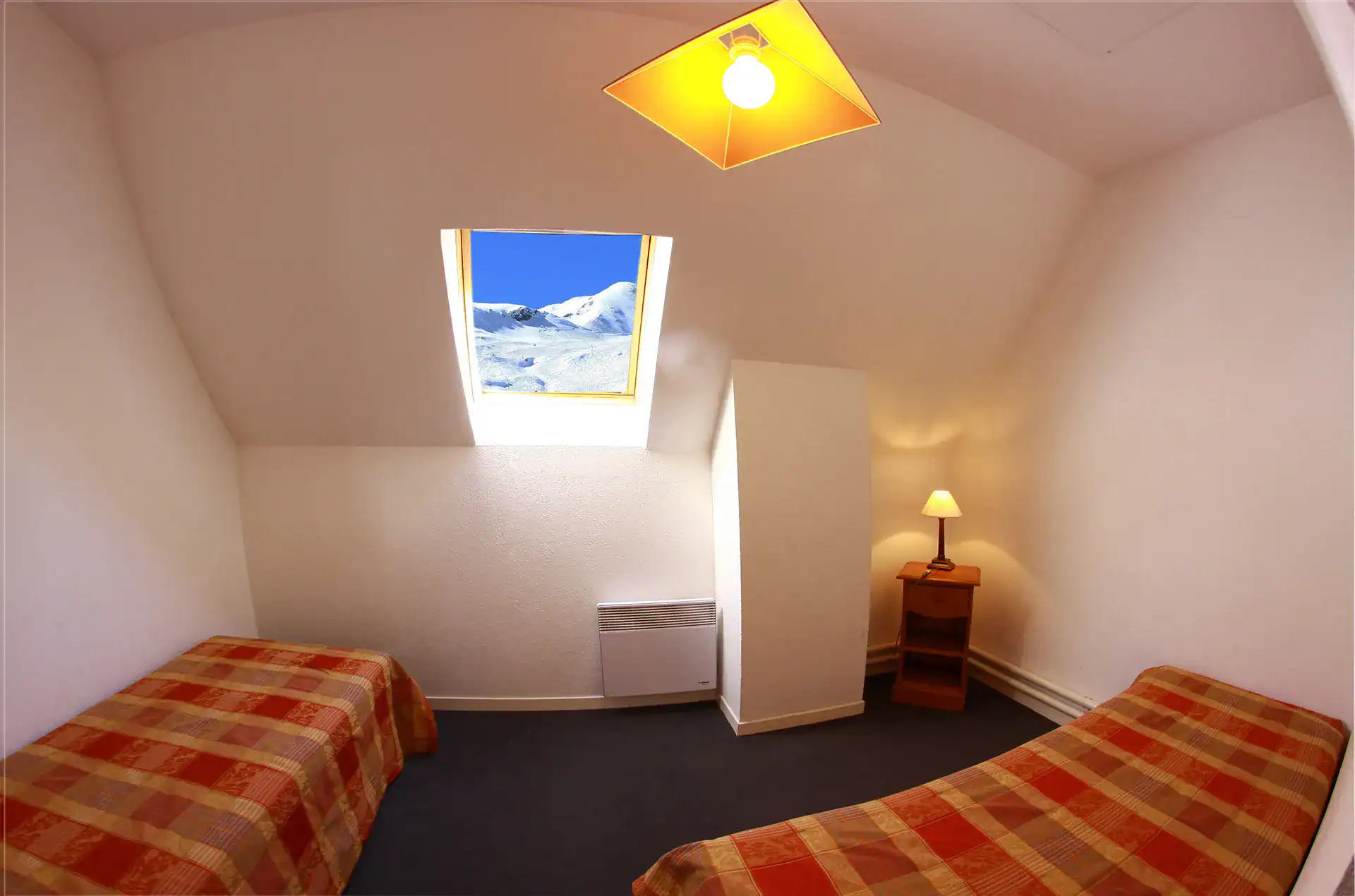 Example of a room at the Goélia La Soulane holiday residence in Loudenvielle