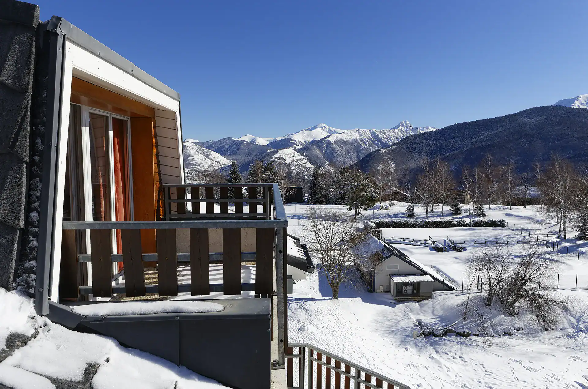 Example of view at the Goelia Les Balcons d'Ax holiday residence in Bonascre