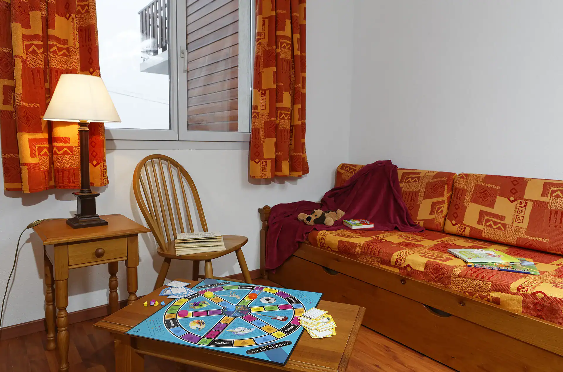 Example of interior at the Goélia Balcons d'ax holiday residence in Bonascre