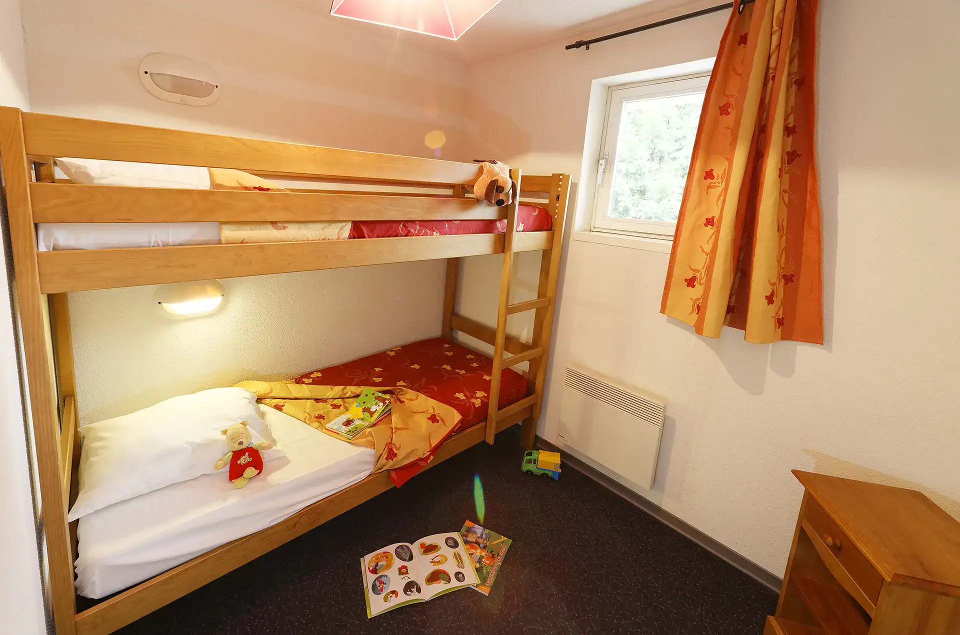 Example of a room at the Goelia Les Grands Ax holiday residence in Ax Les Thermes