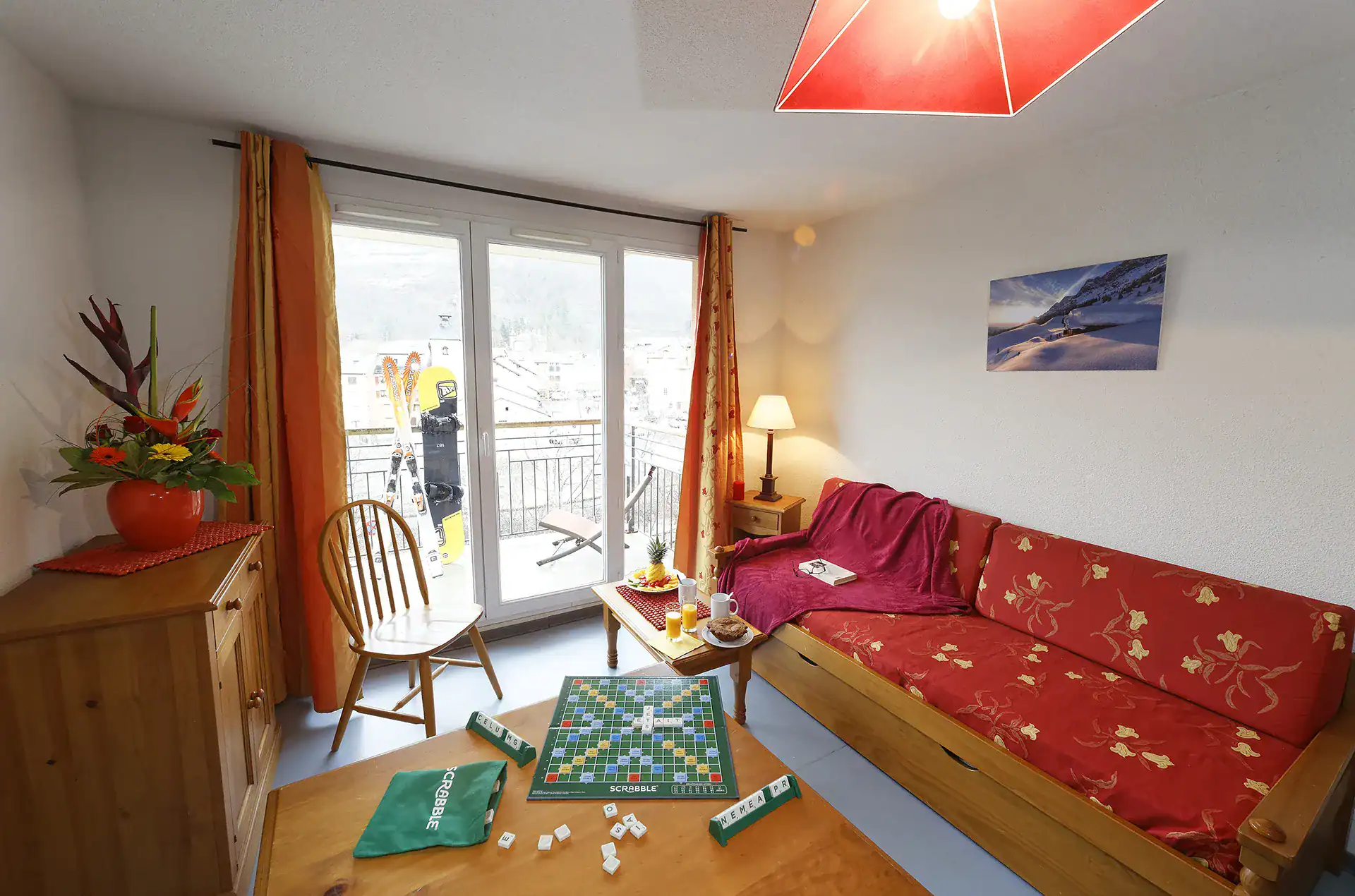 Example of an interior at the Goelia Les Grands Ax holiday residence in Ax Les Thermes