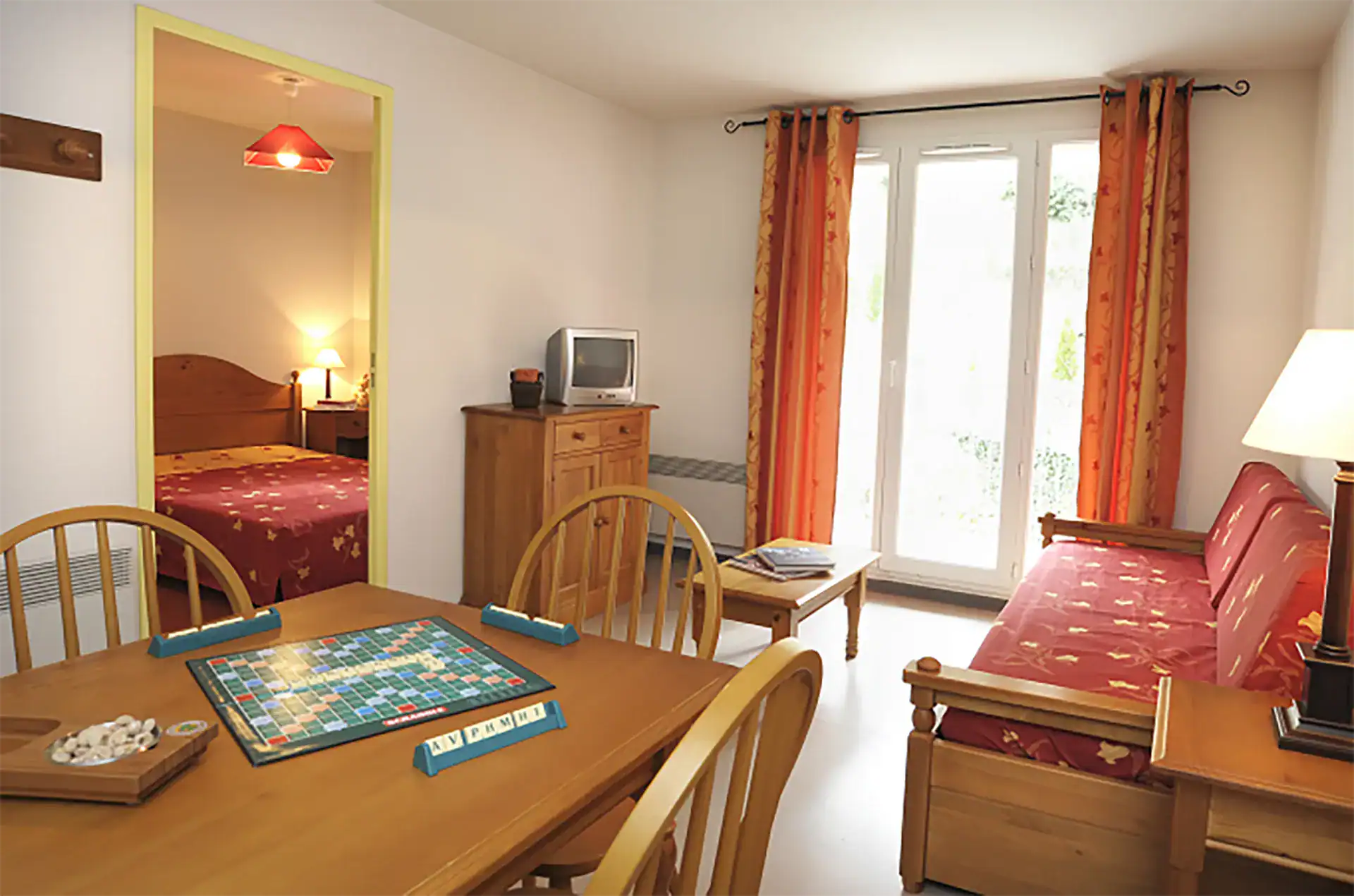 Example of an interior at the Goelia Les Grands Ax holiday residence in Ax Les Thermes
