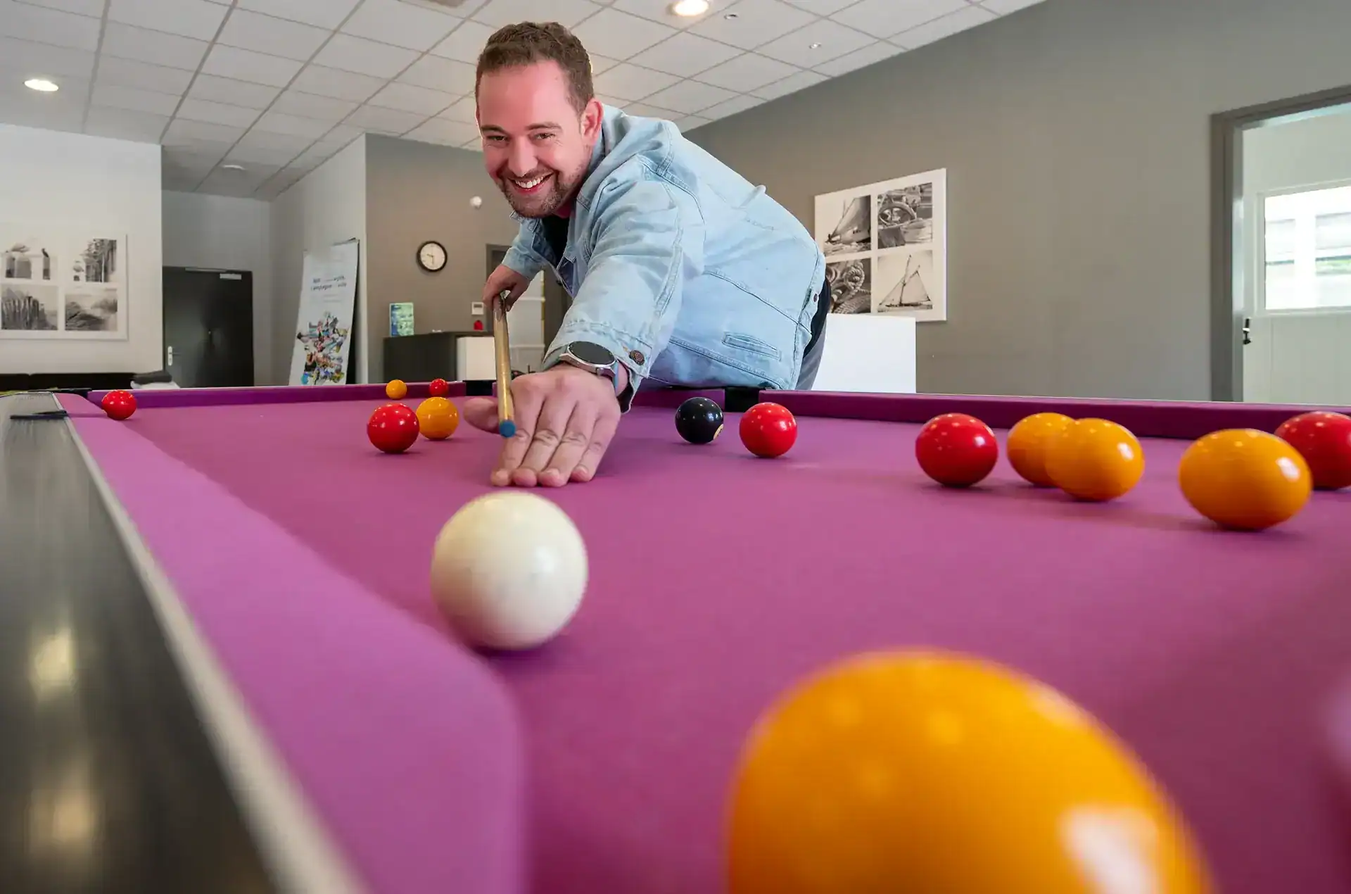 Billiard room  in the Goélia le Domaine des Mauriers holiday residence in Saint-Malo