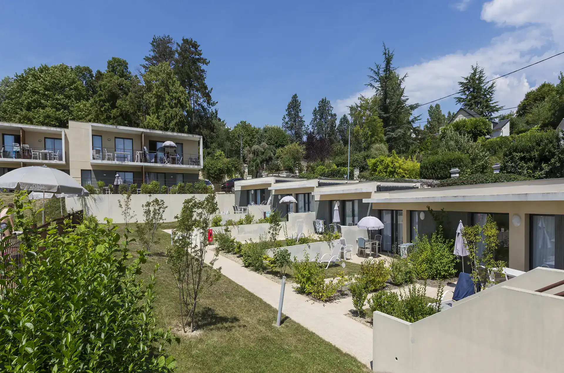 La résidence de vacances Goélia Le Clos St Michel à Chinon dans les Châteaux de la Loire