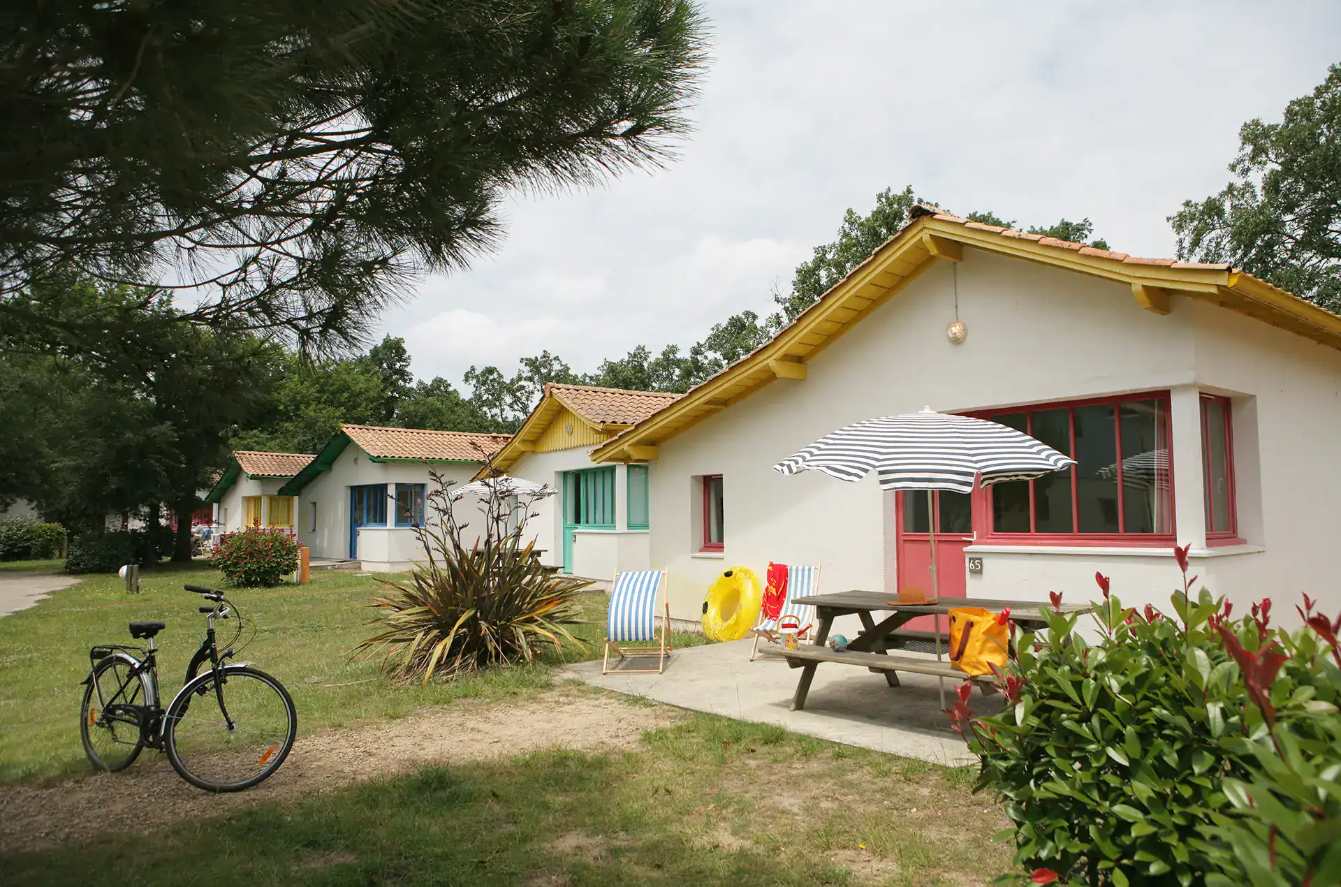 Exemple de cabane de pêcheurs de la résidence de vacances Goélia Les Rives de St Brice à Arès sur le Bassin d'Arcachon
