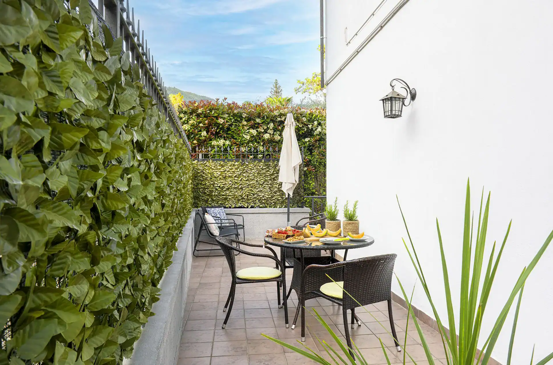 Exemple de terrasse d'un logement 2 pièces 5 personnes standard de la résidence de vacances Casa & Vela à Oggebbio sur le Lac Majeur