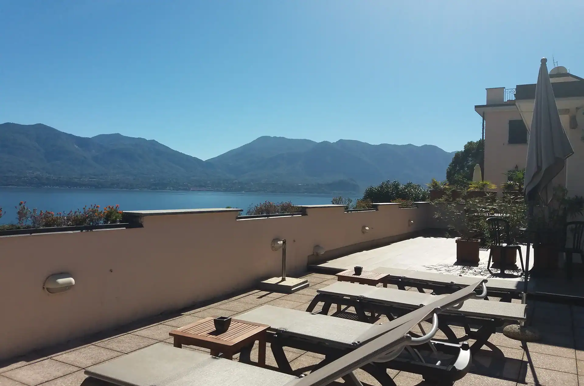 Vue de la résidence de vacances  Casa & Vela à Oggebbio sur le Lac Majeur