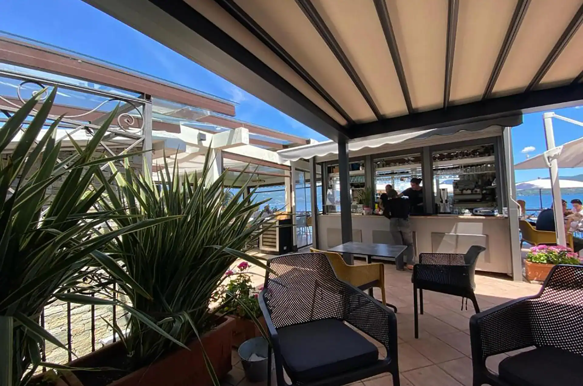 Restaurant de la résidence de vacances  Casa & Vela à Oggebbio sur le Lac Majeur