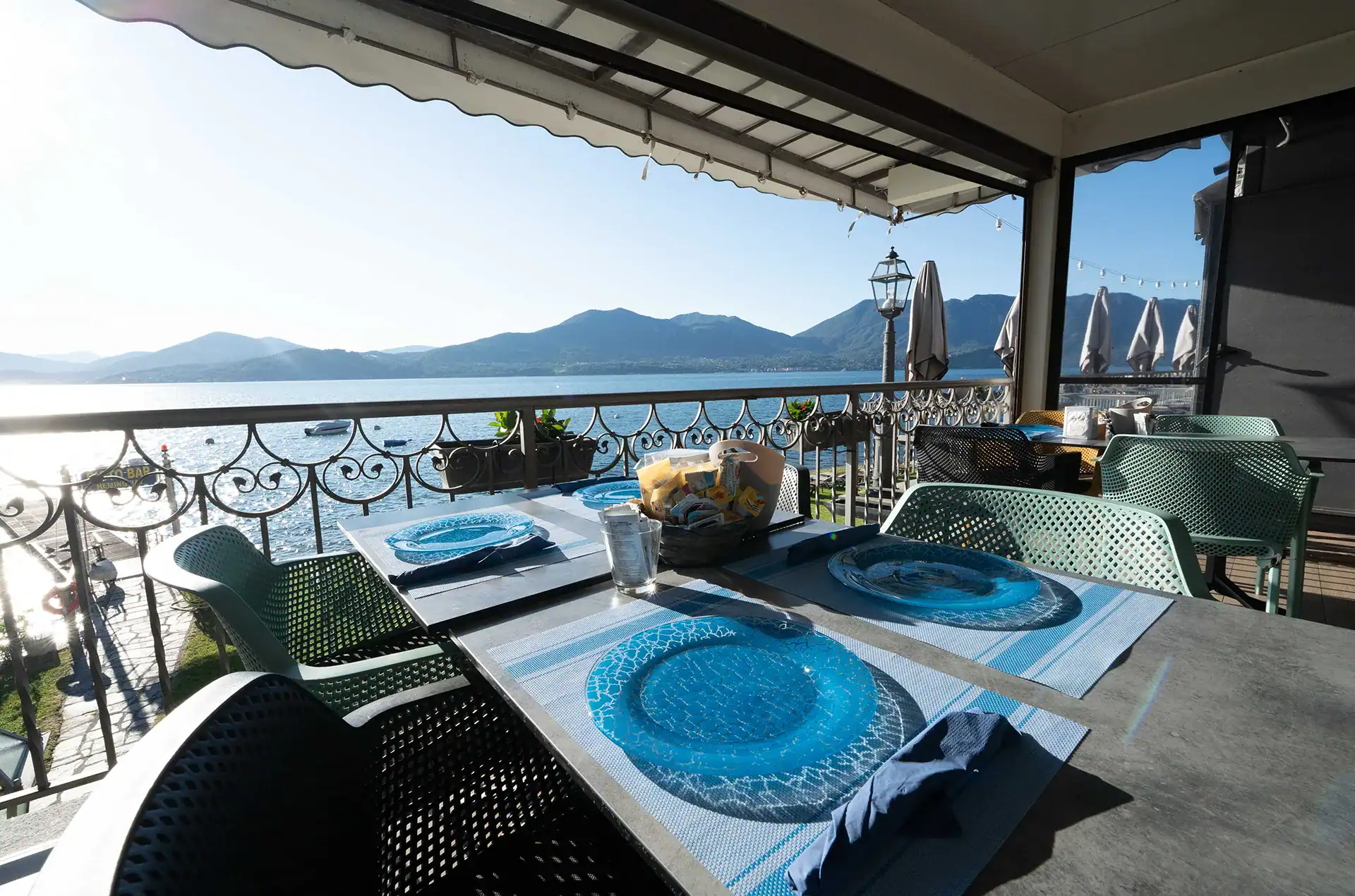 Restaurant de la résidence de vacances  Casa & Vela à Oggebbio sur le Lac Majeur